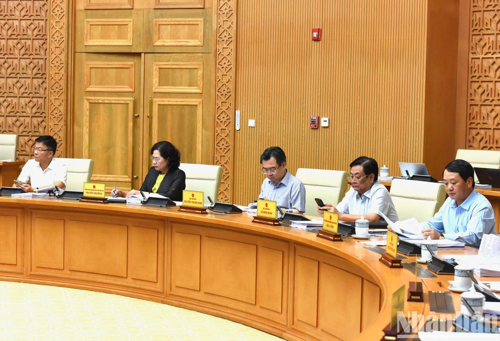 Delegados en el evento.