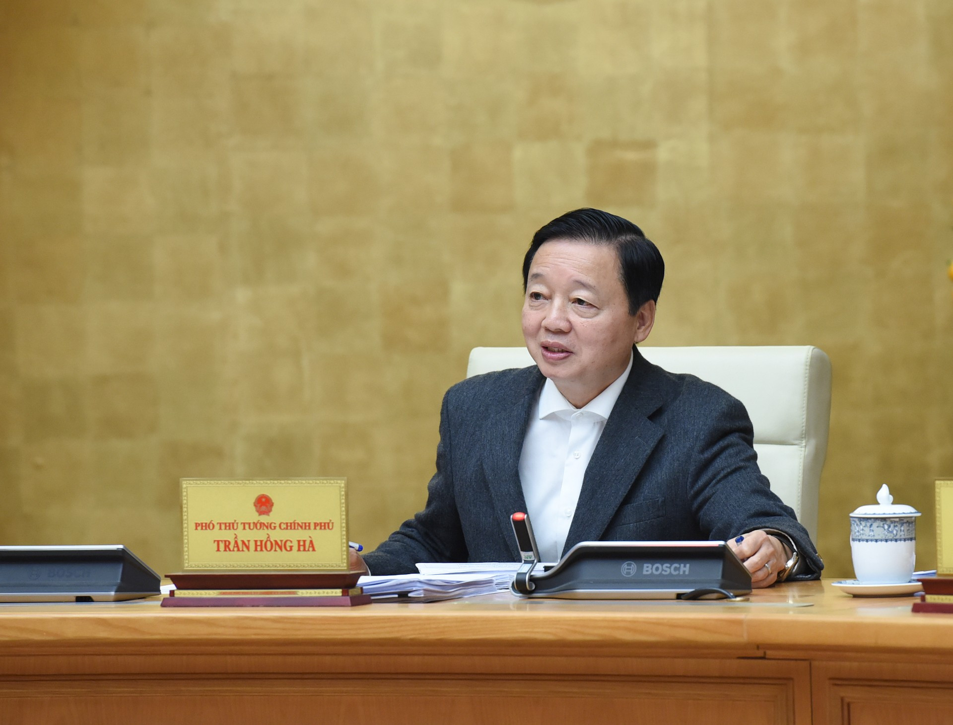 El vice primer ministro Tran Hong Ha. El vice primer ministro Tran Hong Ha.