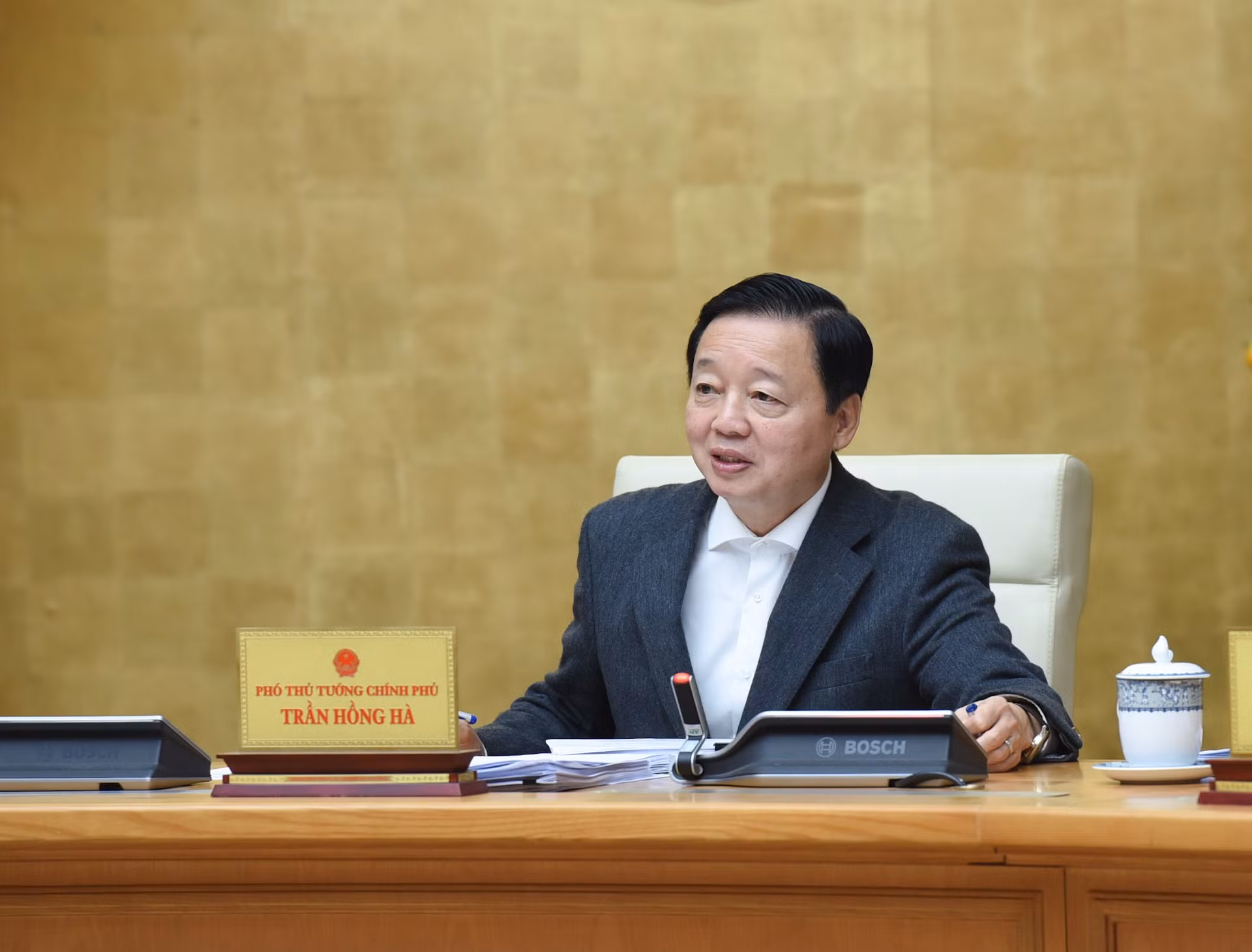 El vice primer ministro Tran Hong Ha. El vice primer ministro Tran Hong Ha.