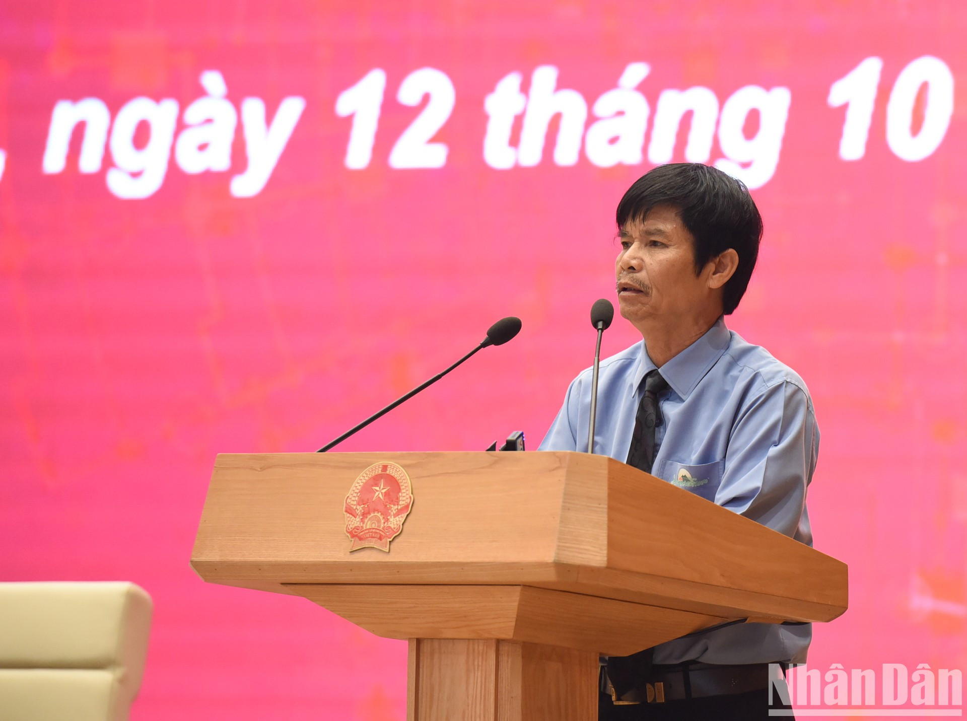 Nguyen Huy Duong, presidente del Consejo de Miembros de la sociedad de responsabilidad limitada de la Granja de Langbiang.