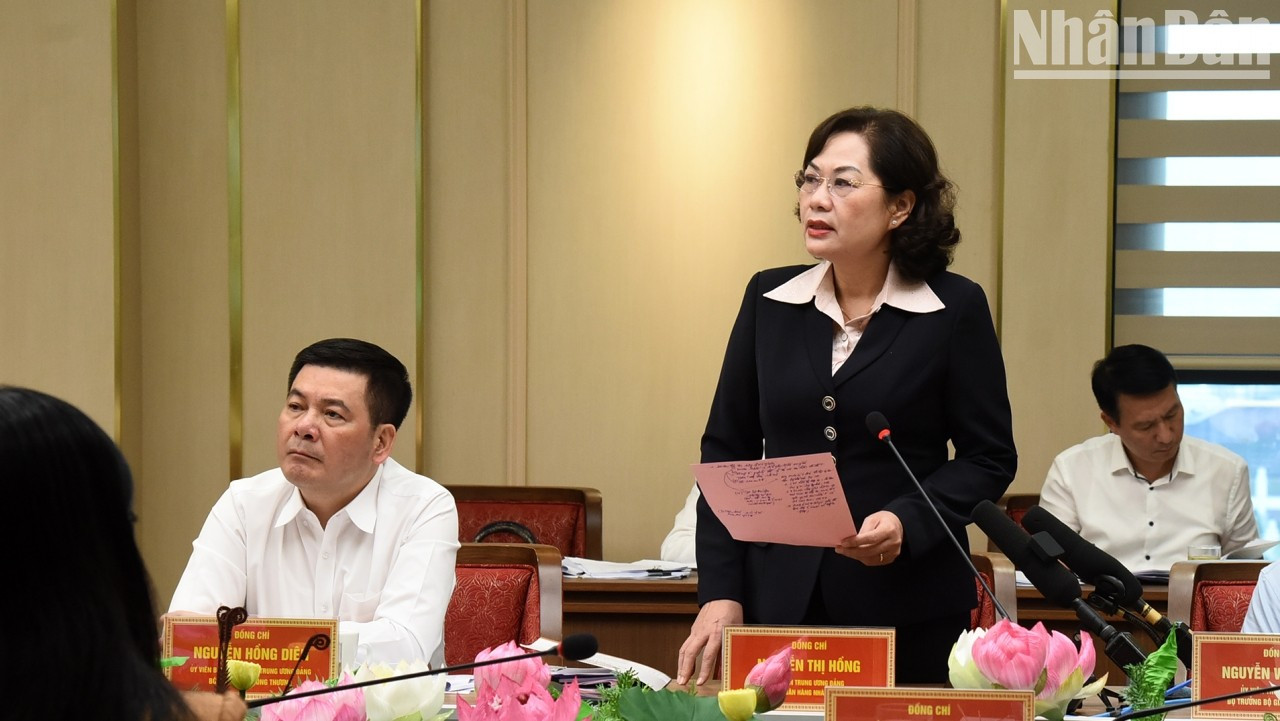 La gobernadora del Banco Estatal de Vietnam, Nguyen Thi Hong.