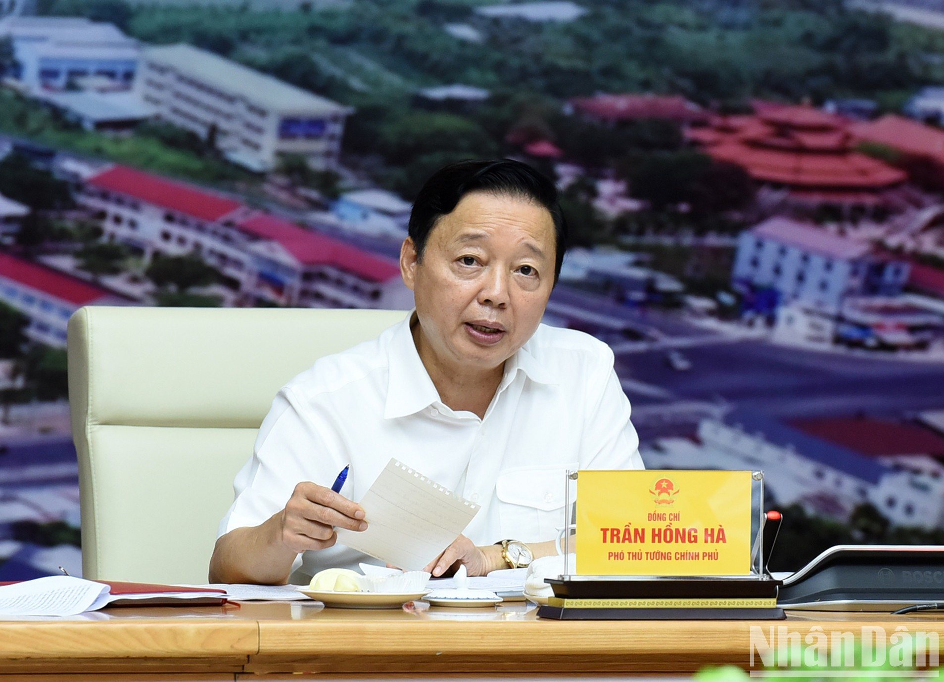 El vice primer ministro Tran Hong Ha.