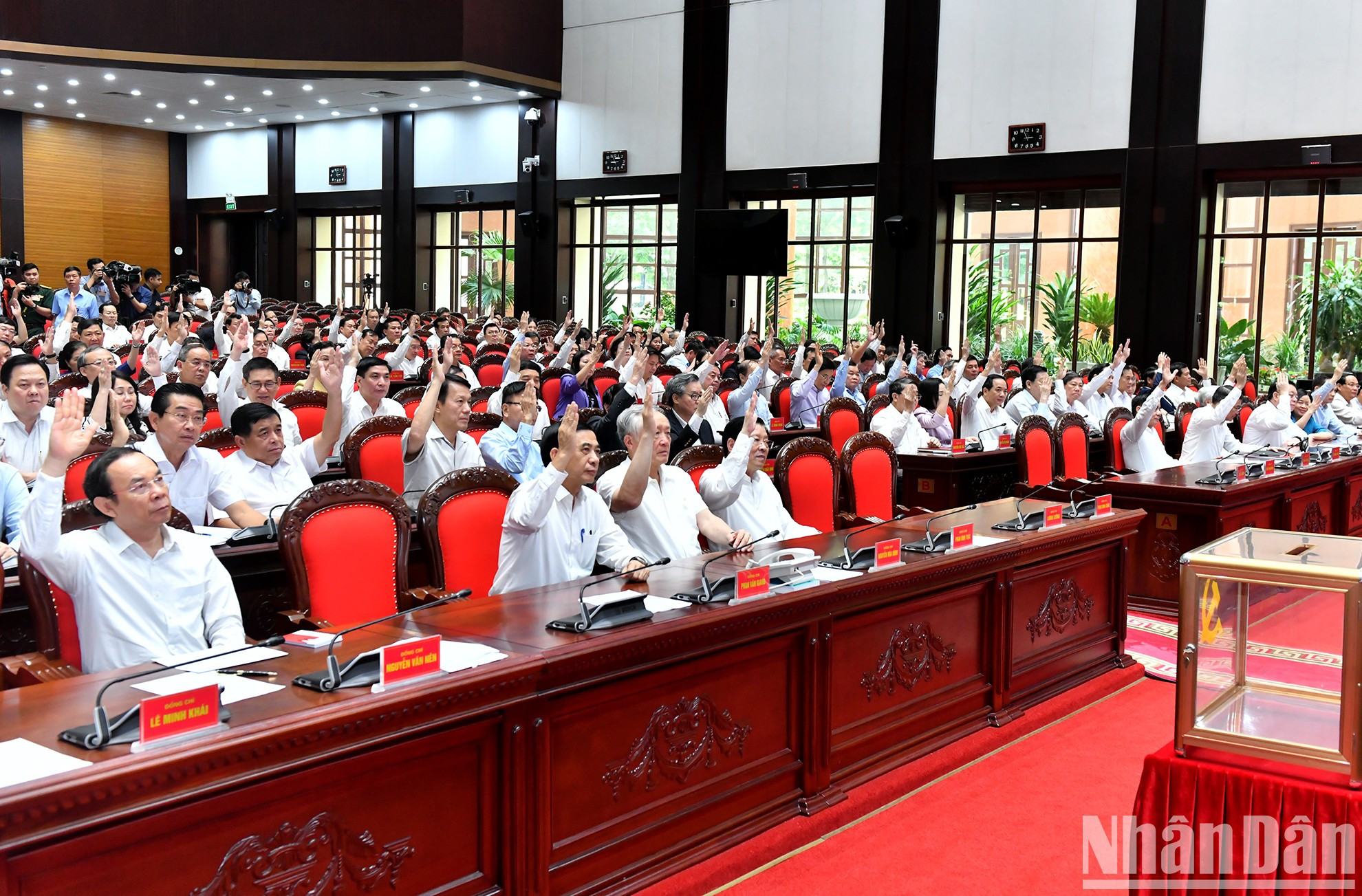 Escena de la reunión.