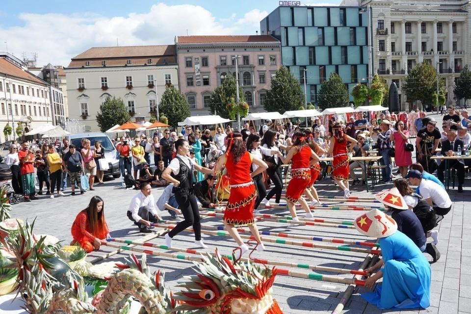 El Festival “Día Cultural de Vietnam” en la ciudad de Brno, cabecera de la región de Morava del Sur, la República Checa.