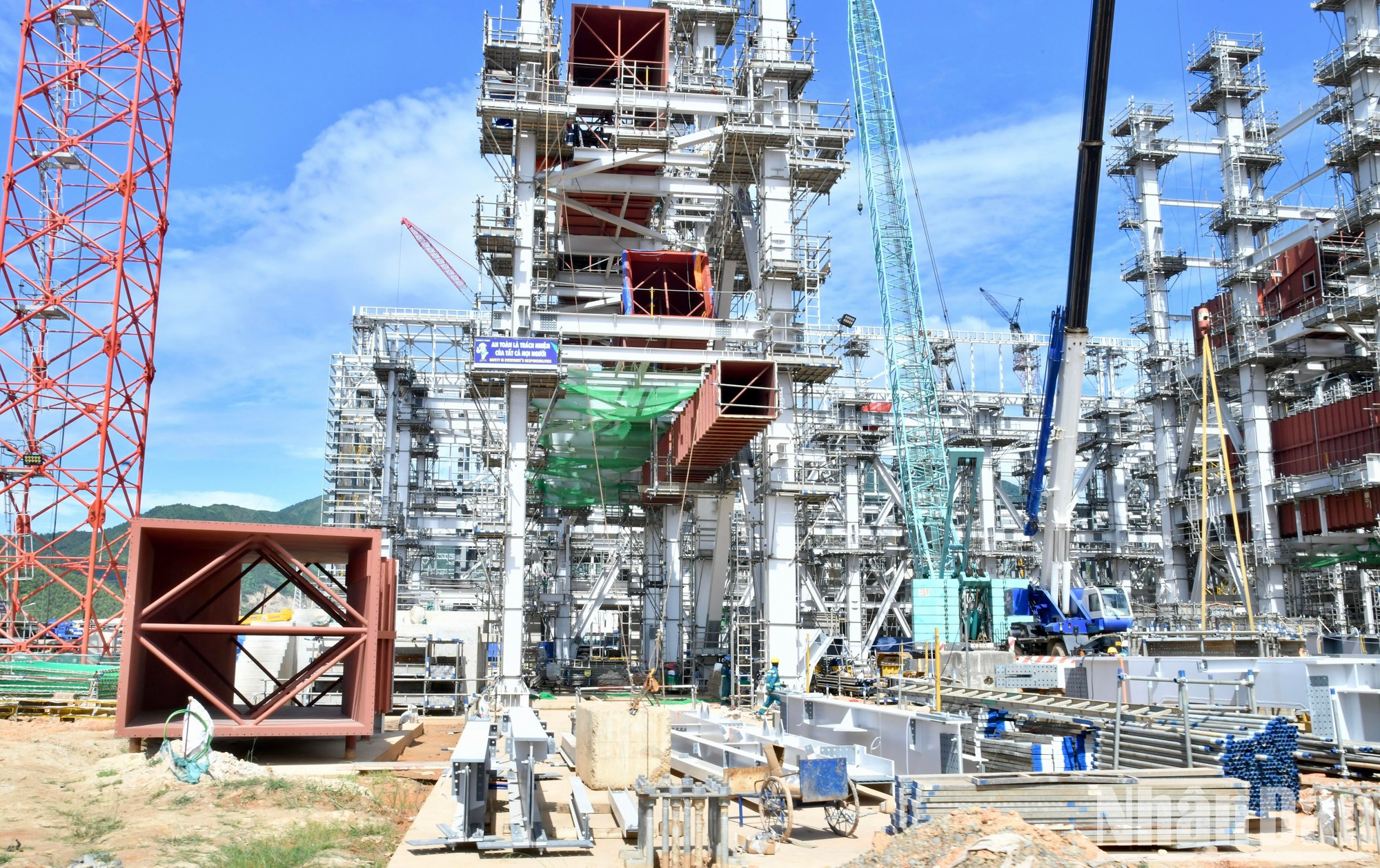 Escena del sitio de construcción. Escena del sitio de construcción.