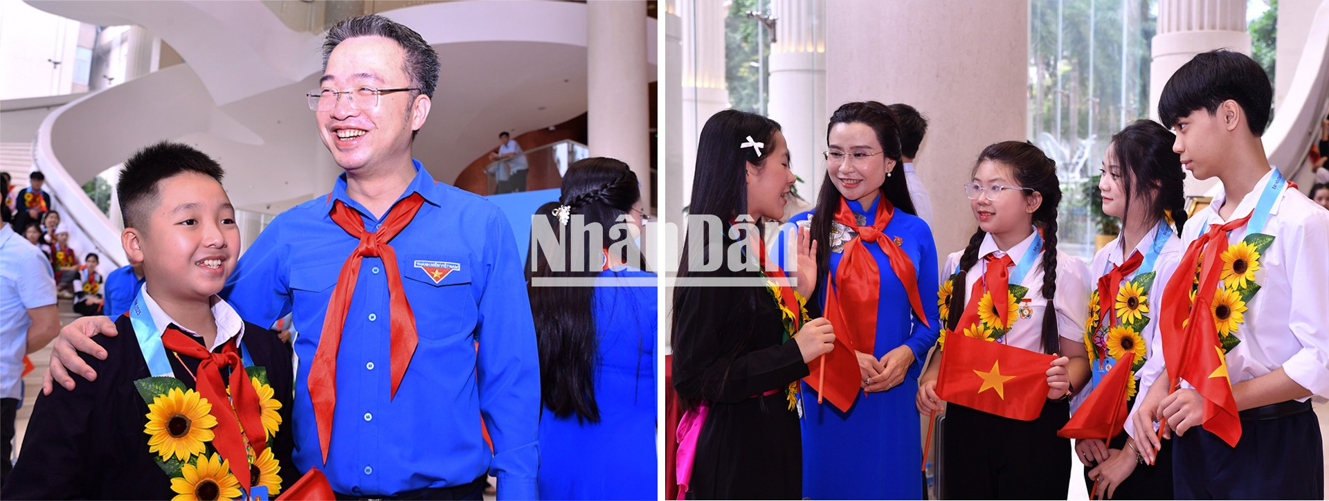 Secretarios del Comité Central de la UJCHCM conversan con delegados de minorías étnicas. Secretarios del Comité Central de la UJCHCM conversan con delegados de minorías étnicas.