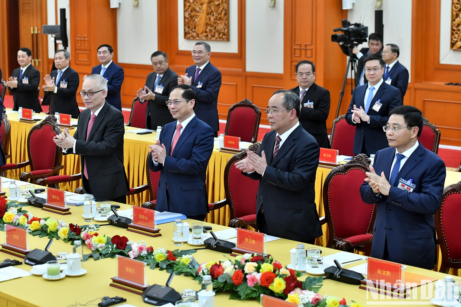 Delegados a la cita.