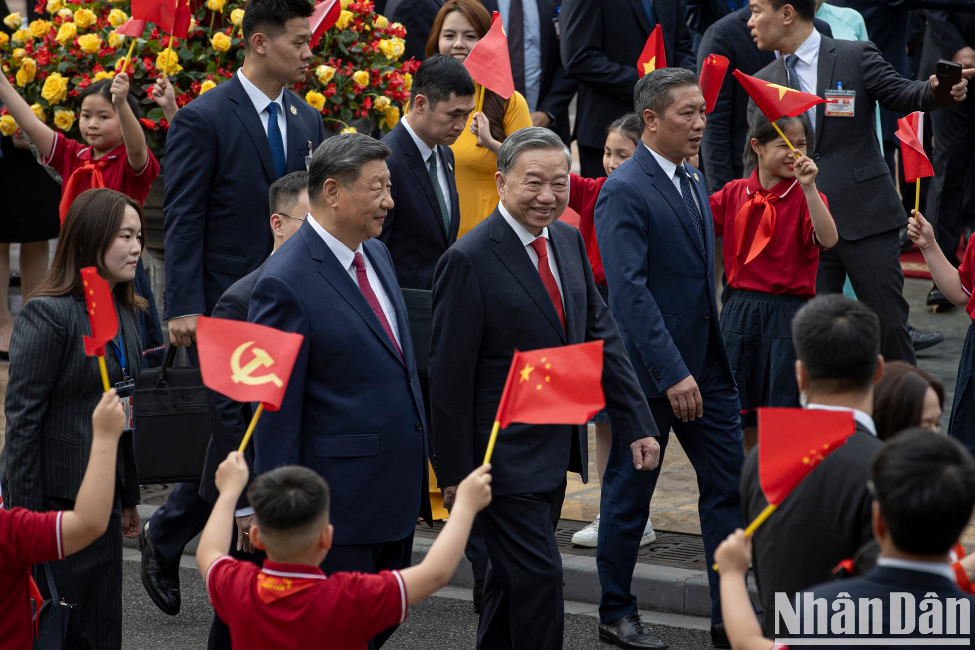 Los dos dirigentes en la ceremonia. Los dos dirigentes en la ceremonia.