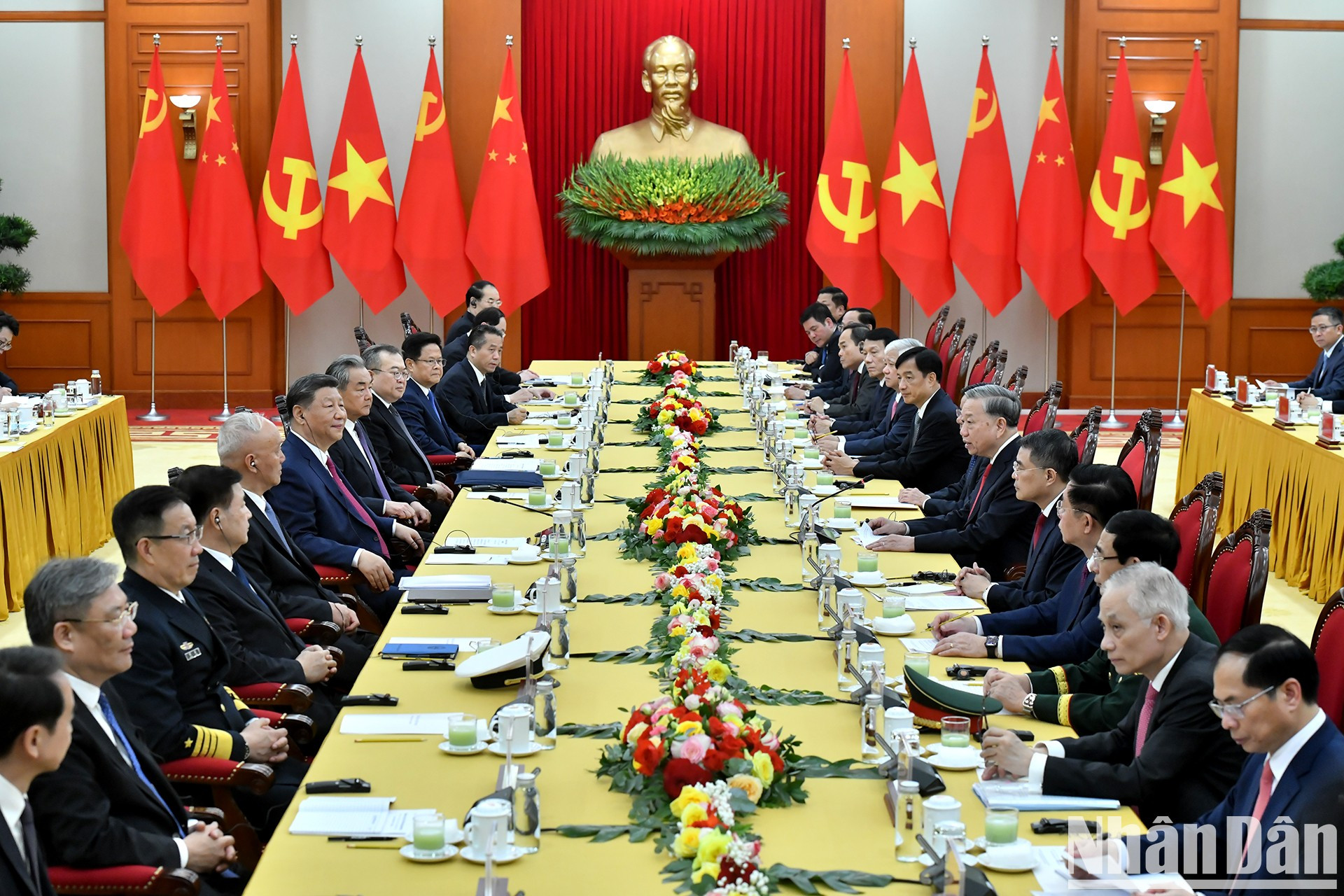 Escena de la reunión.