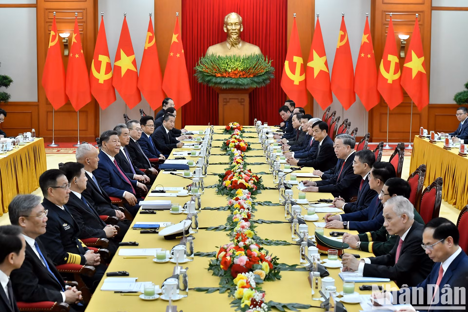 Escena de la reunión.