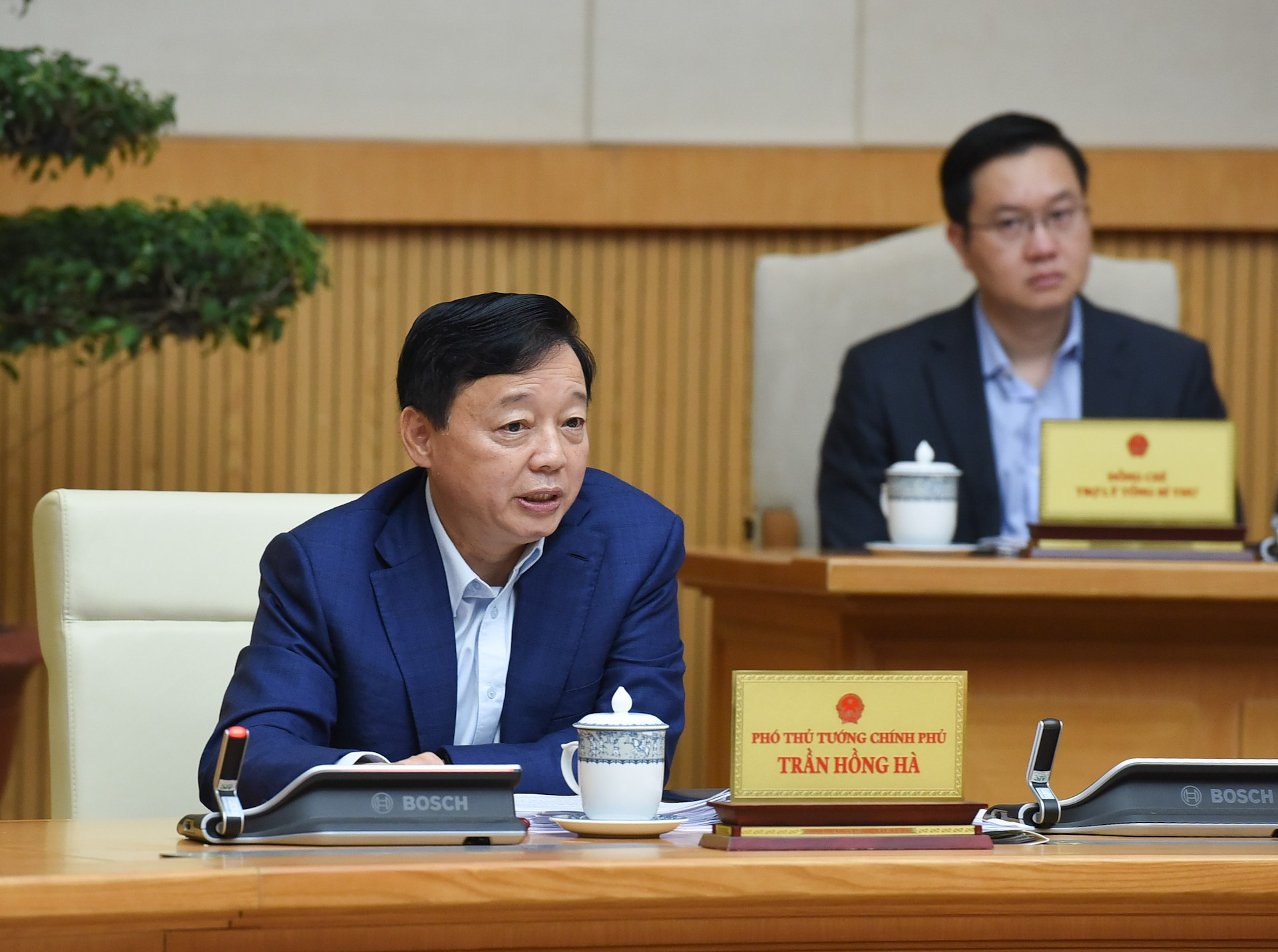 El vice primer ministro Tran Hong Ha. El vice primer ministro Tran Hong Ha.