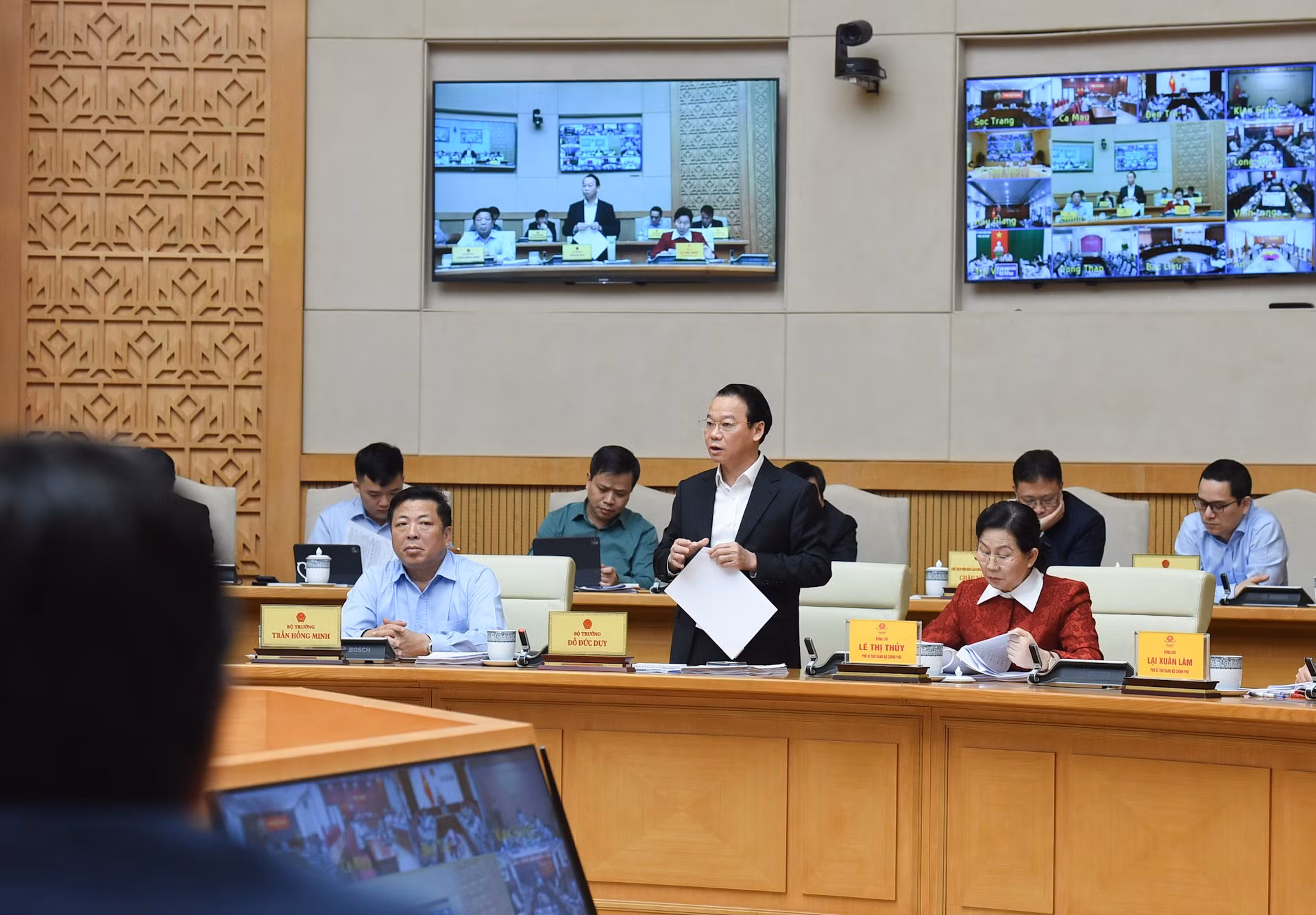 El ministro de Agricultura y Medio Ambiente, Do Duc Duy.