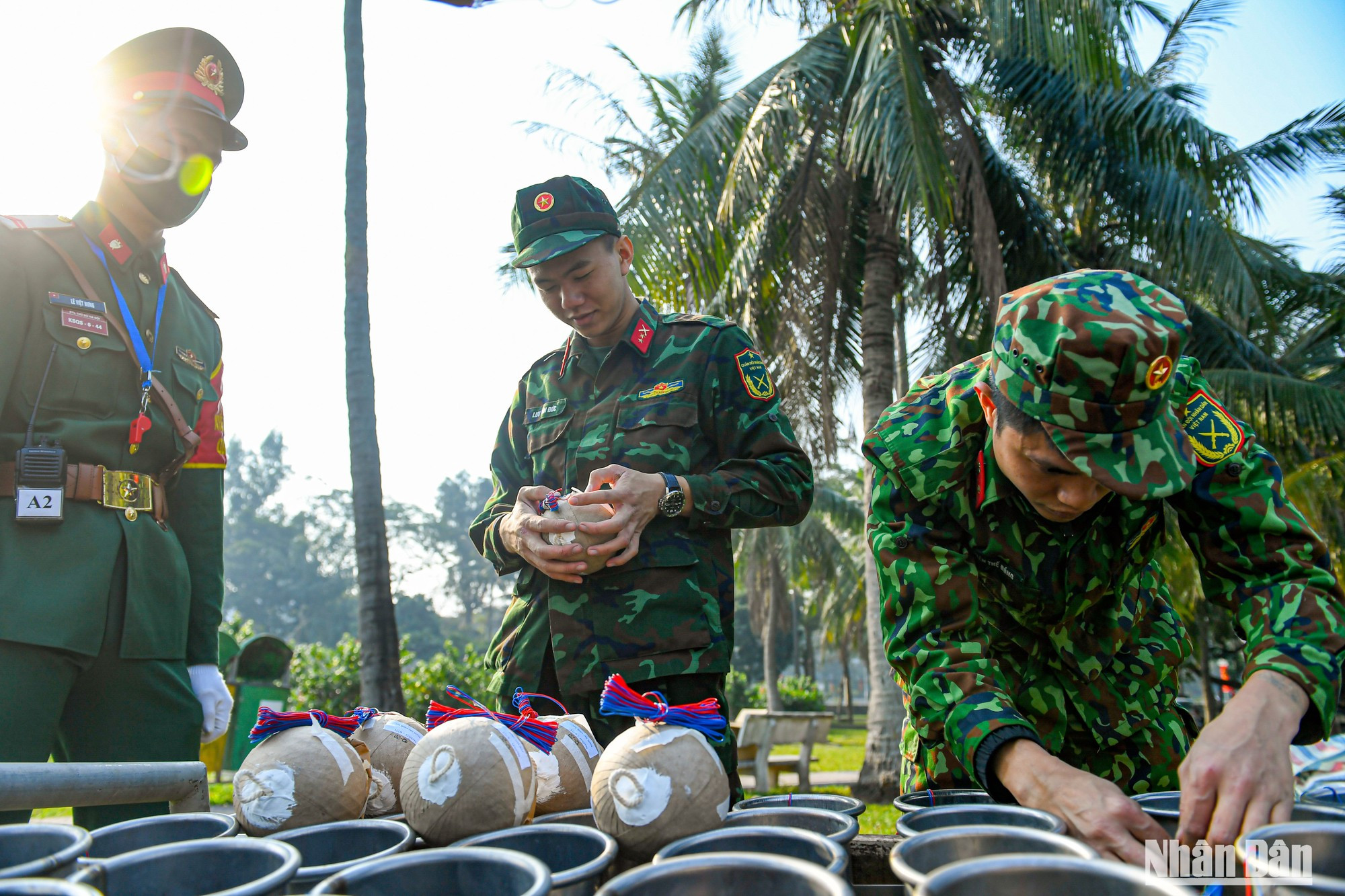 Los preparativos en el Parque de Thong Nhat han finalizado. Los preparativos en el Parque de Thong Nhat han finalizado.