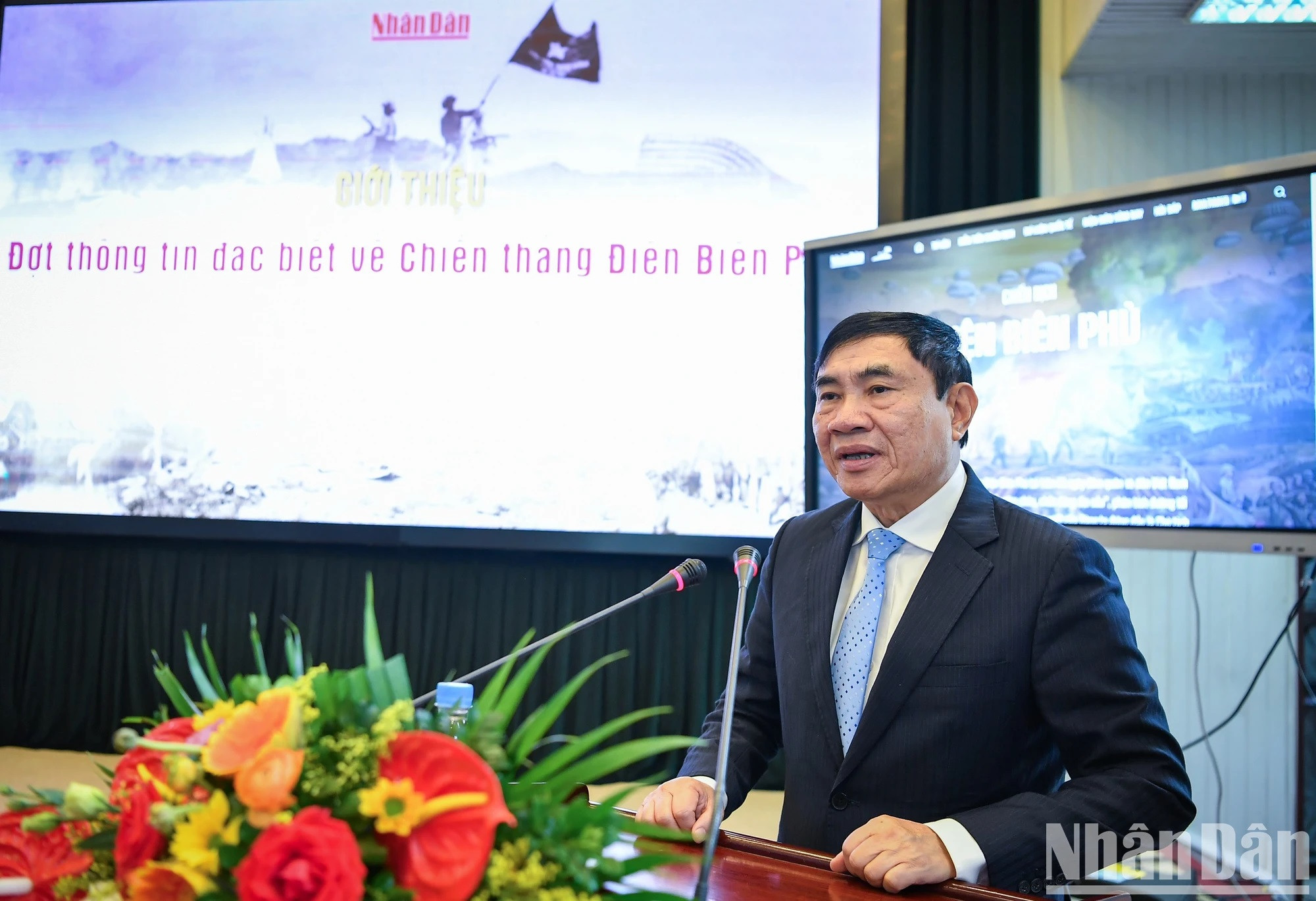 . Tran Quoc Cuong, secretario del Comité del Partido en la provincia de Dien Bien, donde se ubica la ciudad de Dien Bien Phu, campo de batalla de dicha homónima operación militar. . Tran Quoc Cuong, secretario del Comité del Partido en la provincia de Dien Bien, donde se ubica la ciudad de Dien Bien Phu, campo de batalla de dicha homónima operación militar.