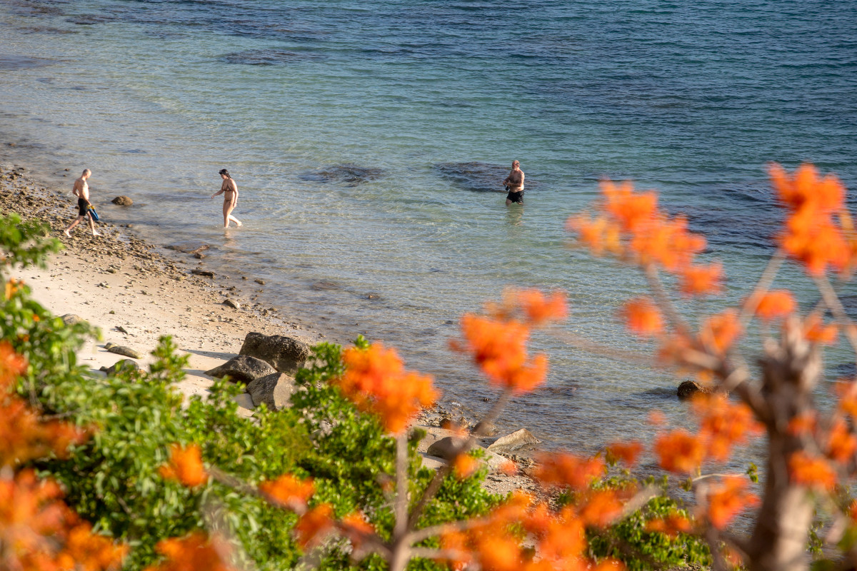 La playa de Xep es preferida por los visitantes a Cu Lao Cham. La playa de Xep es preferida por los visitantes a Cu Lao Cham.