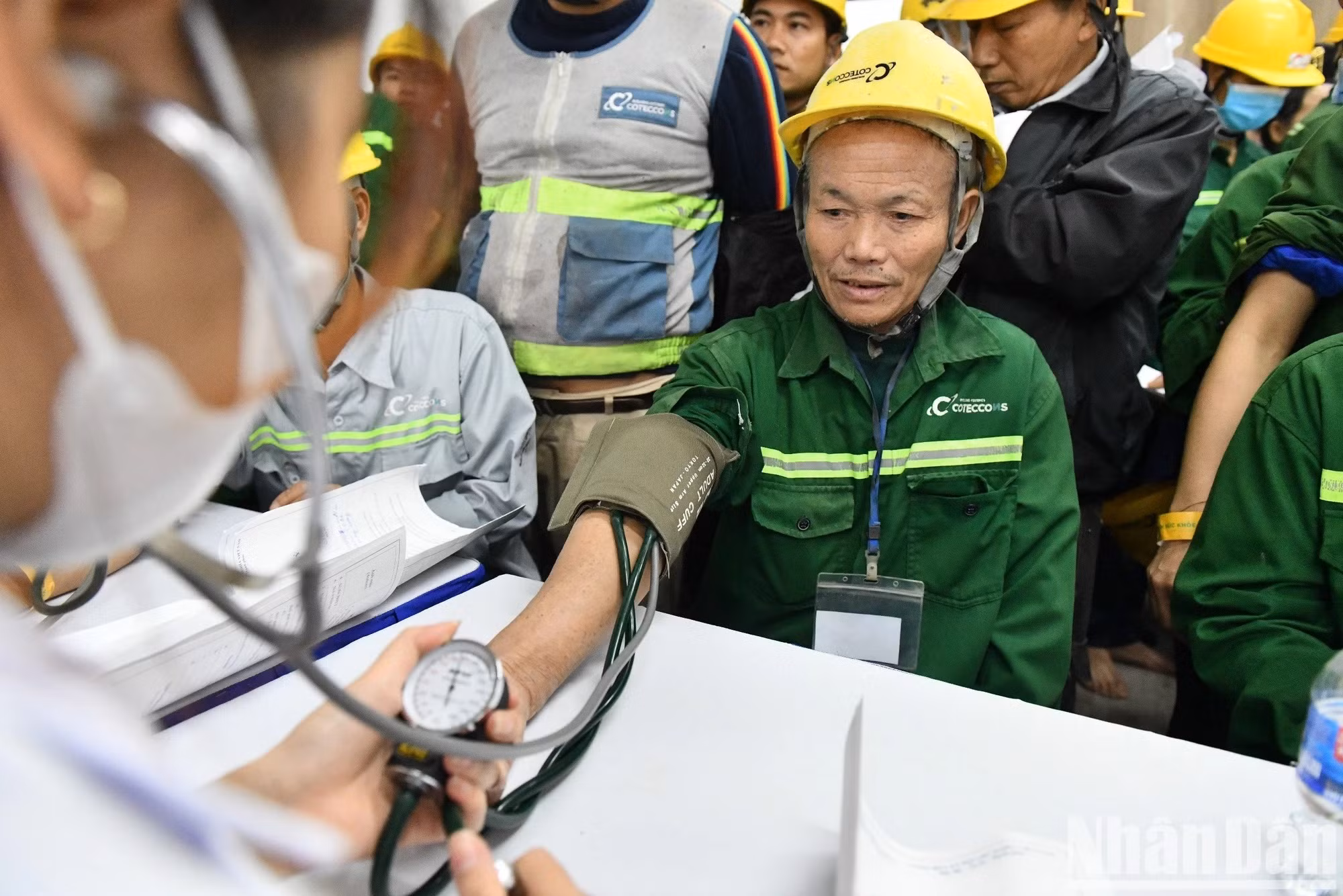 El chequeo médico se realiza in situ.
