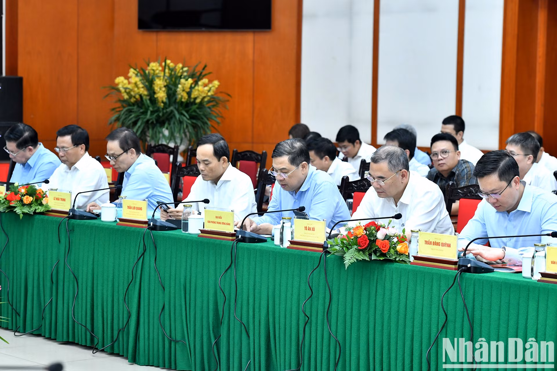 Delegados al simposio.