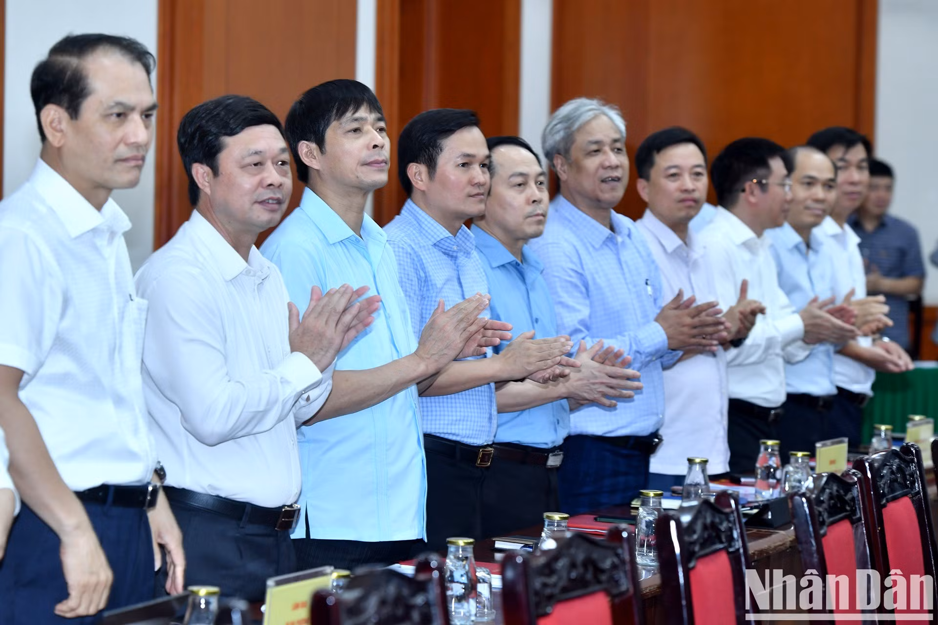 Delegados a la cita.