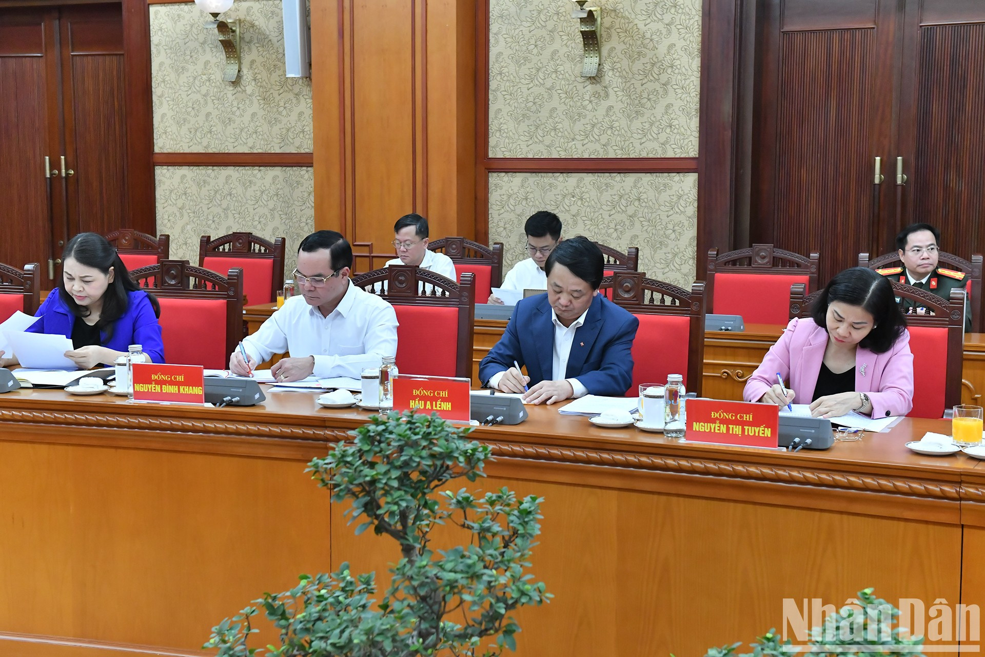 Delegados a la reunión.