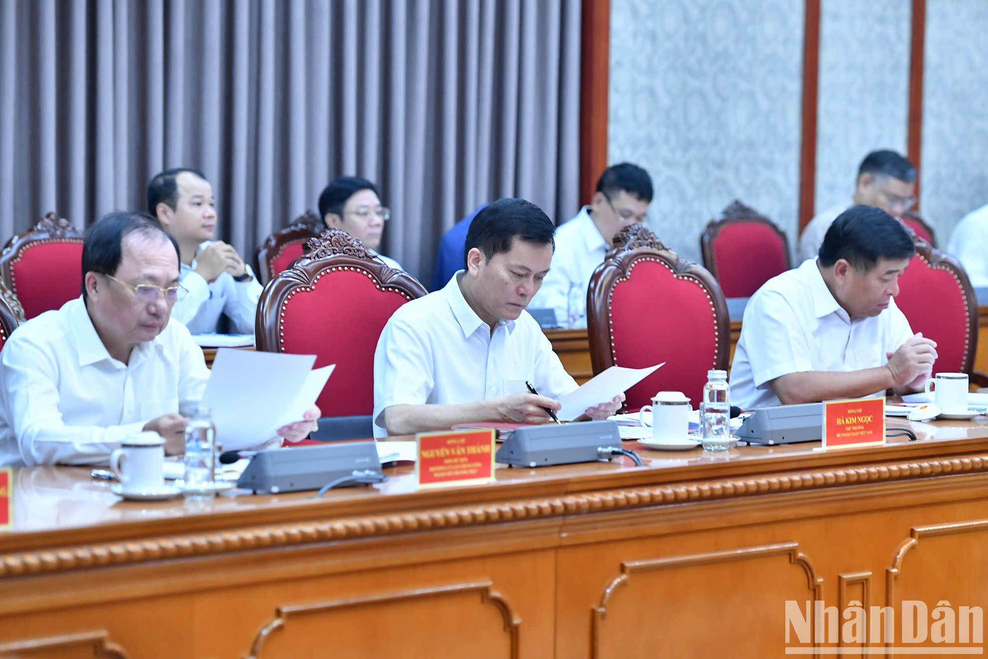 Delegados al simposio.