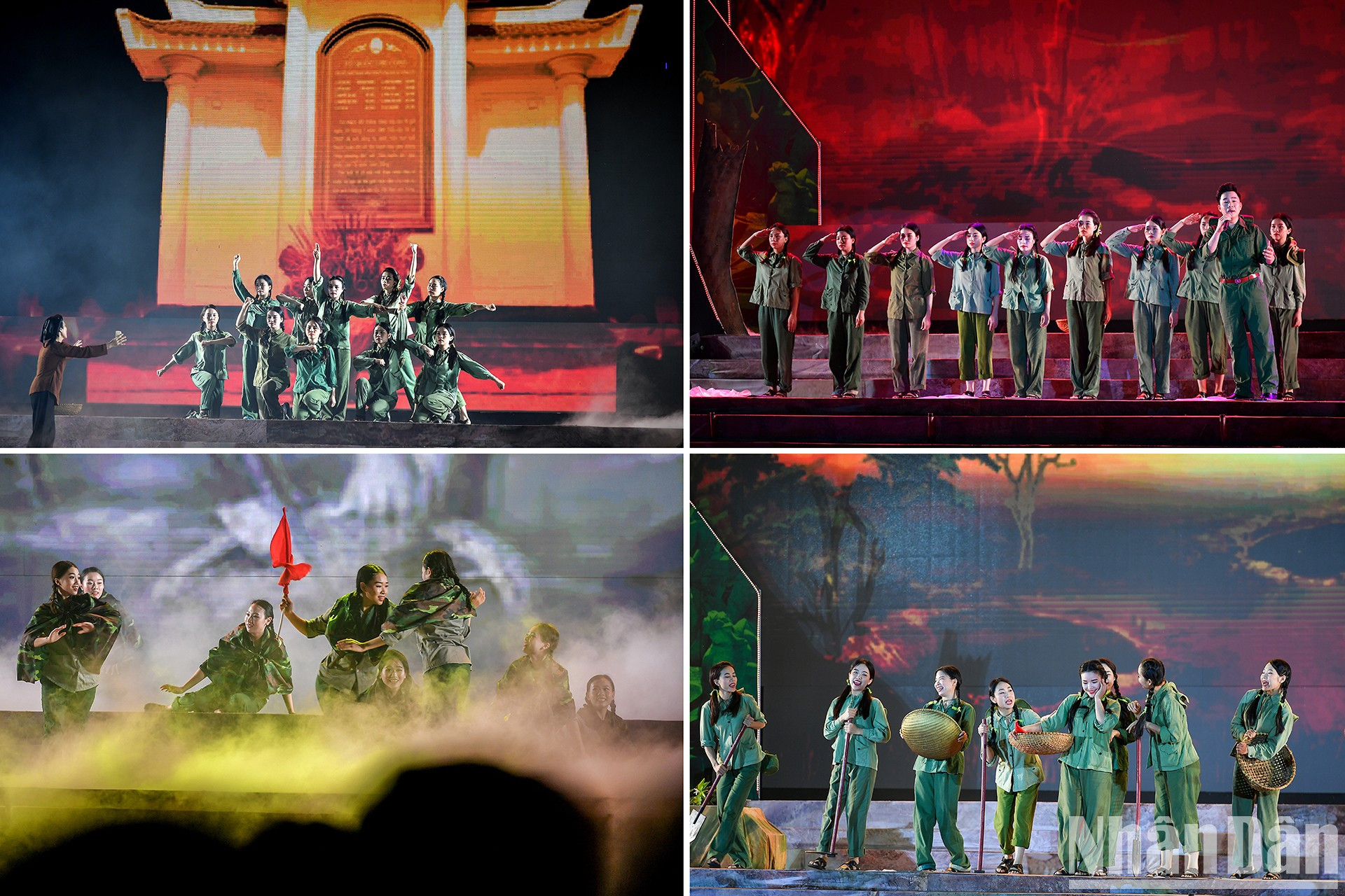 Un acto sobre la vida y lucha de 10 jóvenes voluntarias que fallecieron el 24 de julio de 1968 en la encrucijada de Dong Loc bajo los bombardeos estadounidenses. Las muchachas, de 17 a 24 años de edad, han pasado a la historia nacional como un emblema resplandeciente de lucha por defender la Patria.