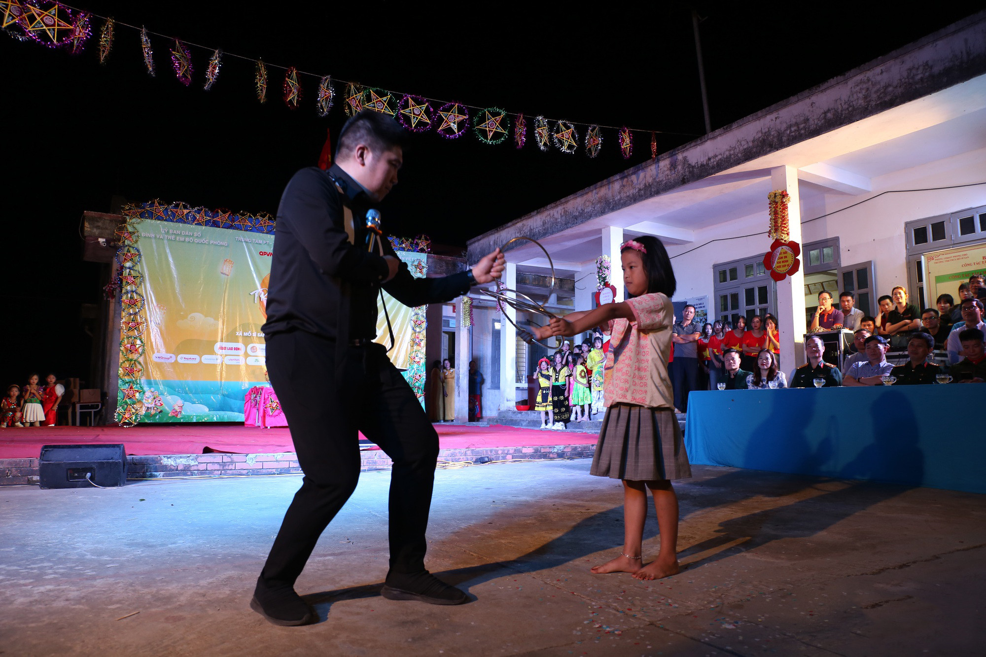 Un espectáculo de magia.