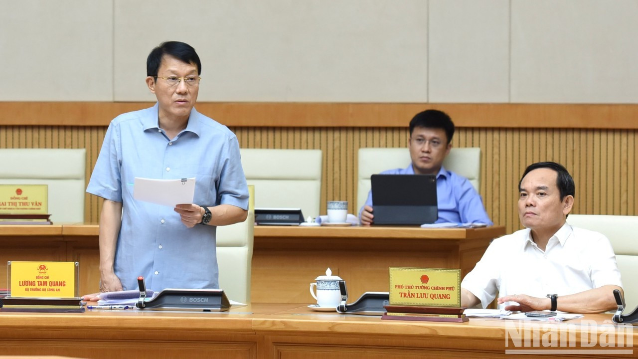 El ministro de Seguridad Pública, Luong Tam Quang. El ministro de Seguridad Pública, Luong Tam Quang.