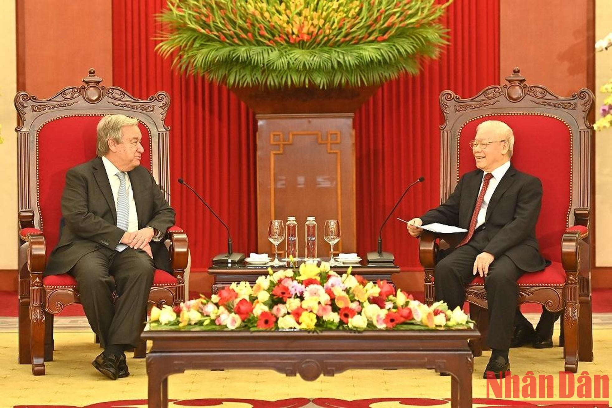 La presencia de Guterres coincide con el 45 aniversario de la adhesión de Vietnam a las Naciones Unidas.