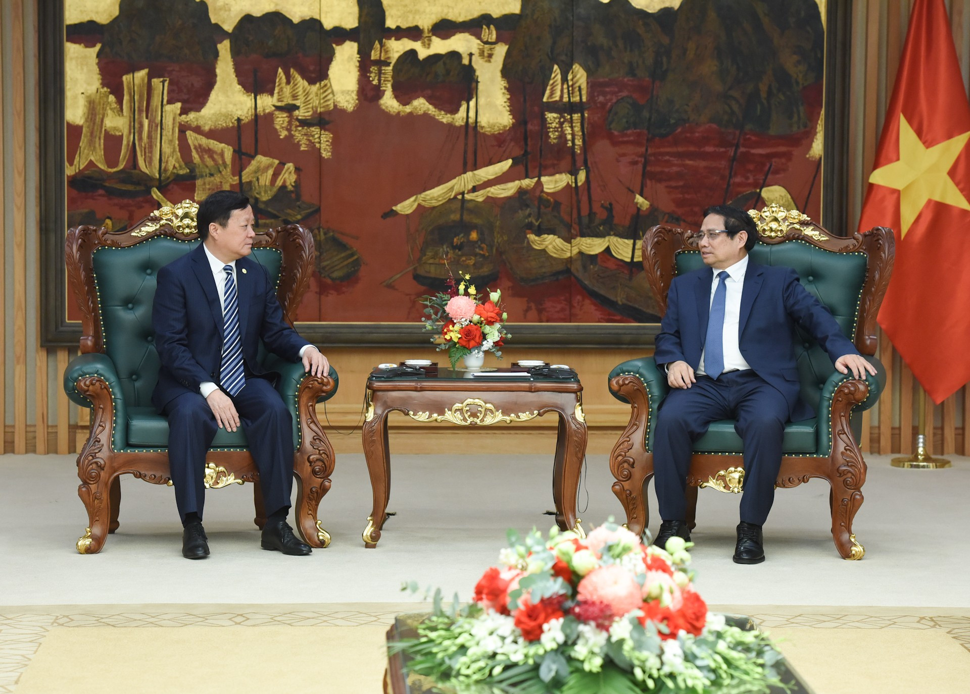 Escena de la reunión.