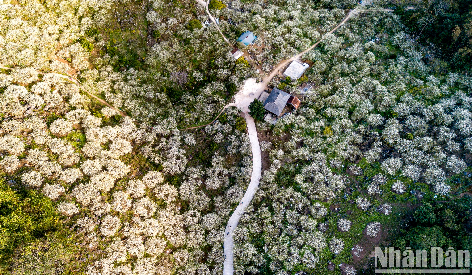 El valle de Mu Nau seduce a vista de pájaro.