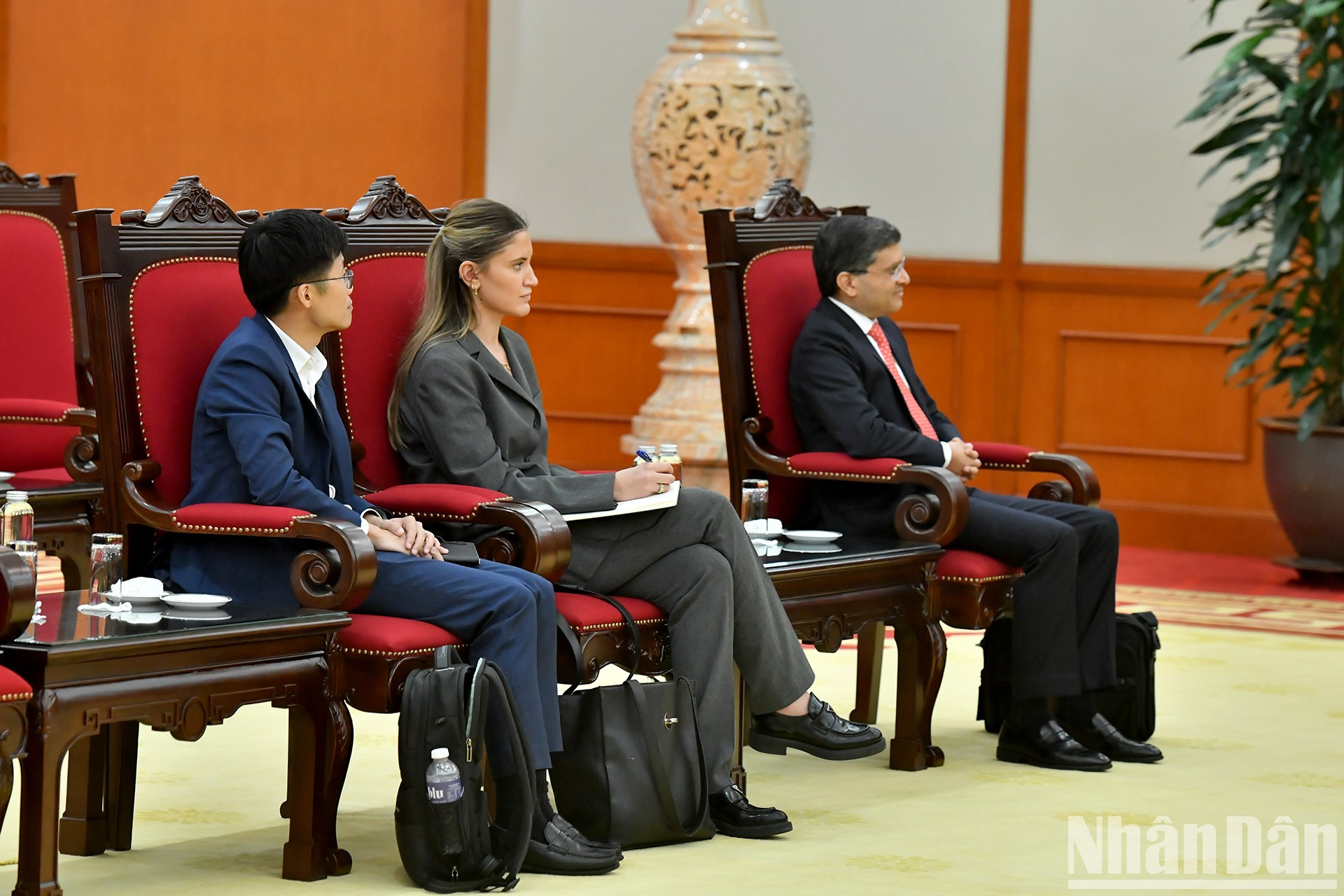 Delegados a la cita.