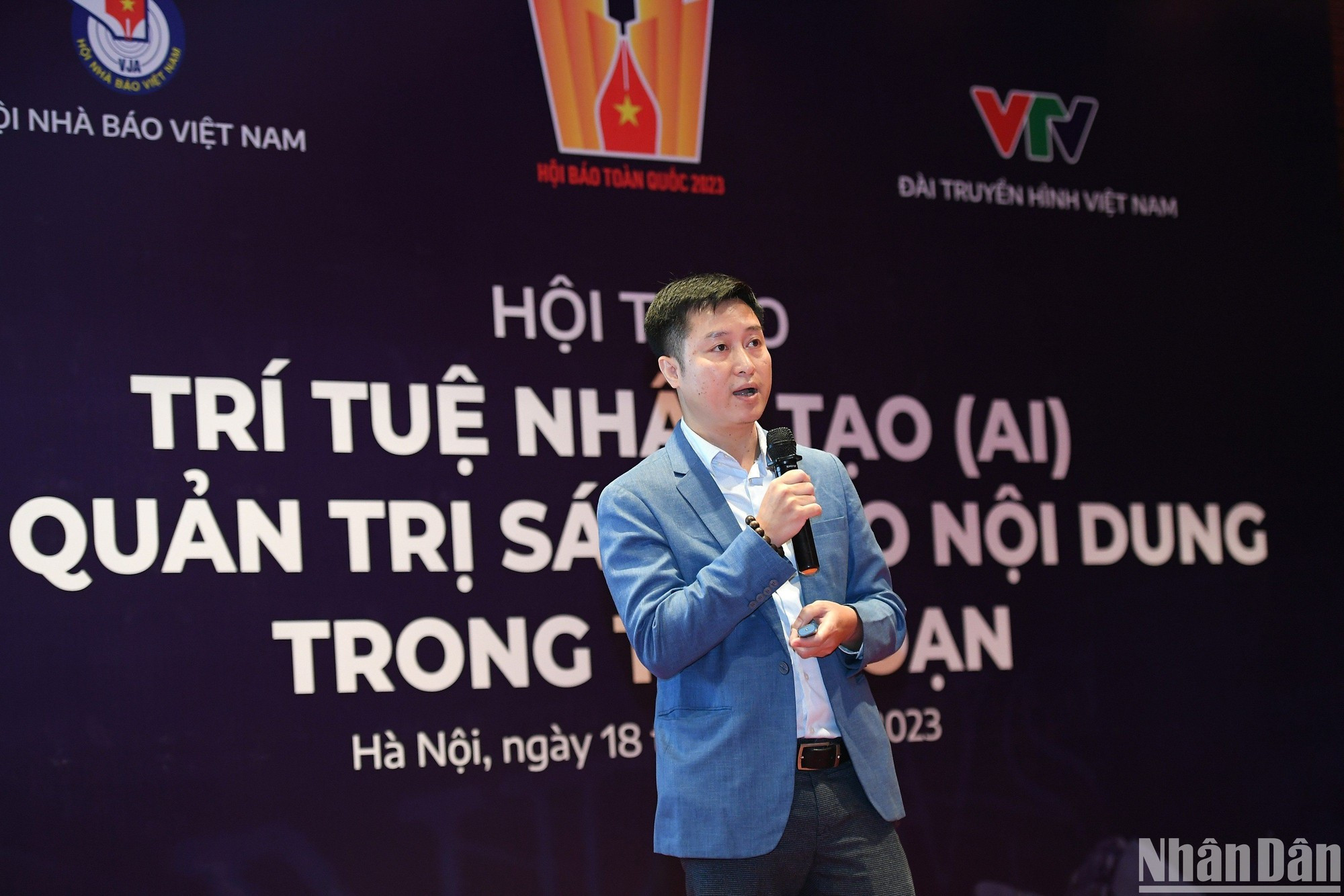 Nguyen Hoang Nhat, redactor jefe adjunto del periódico electrónico VietnamPlus, de la Agencia Vietnamita de Noticias.