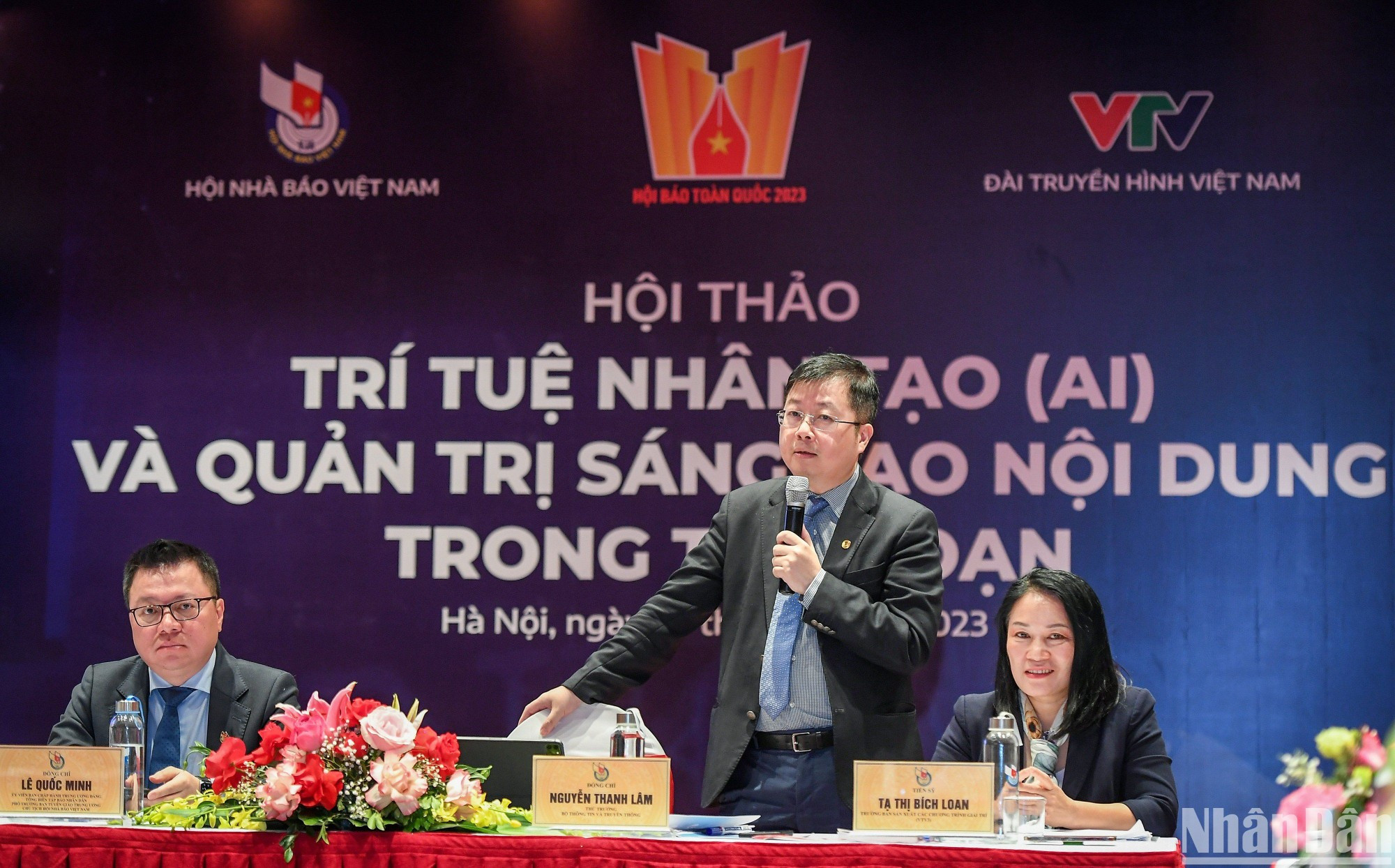 El viceministro de Información y Comunicación Nguyen Thanh Lam habla del emergente fenómeno de chatbot, ChatGPT.