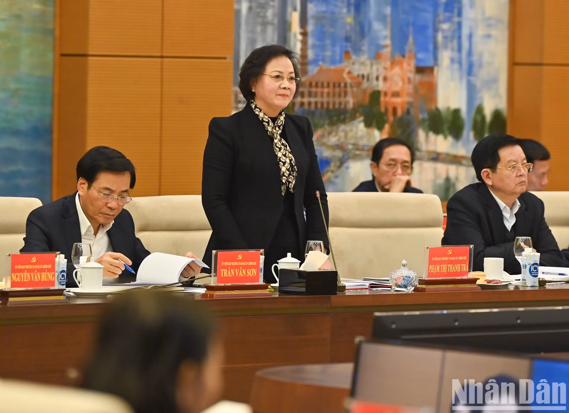 La ministra del Interior, Pham Thi Thanh Tra.