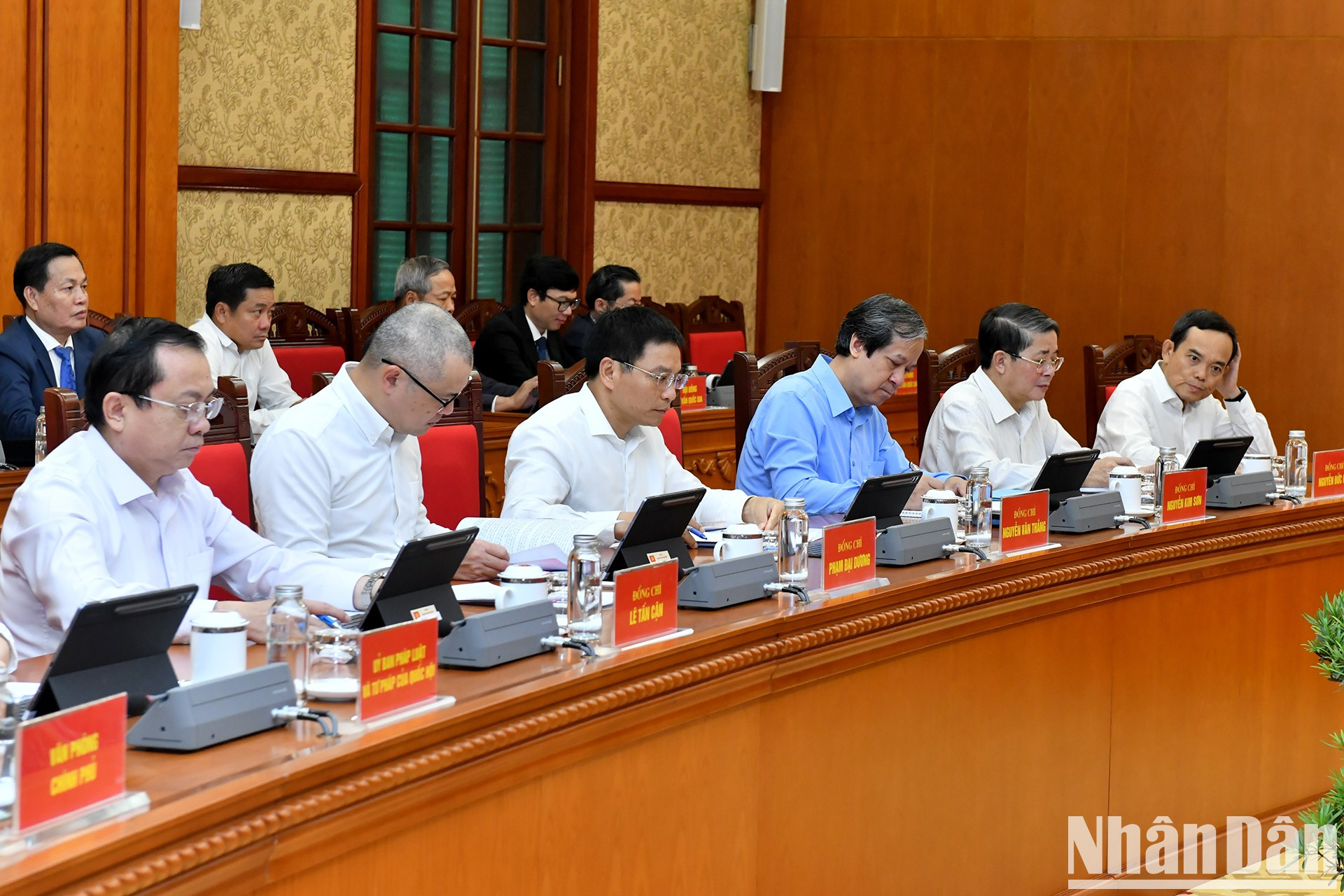 Delegados a la reunión.