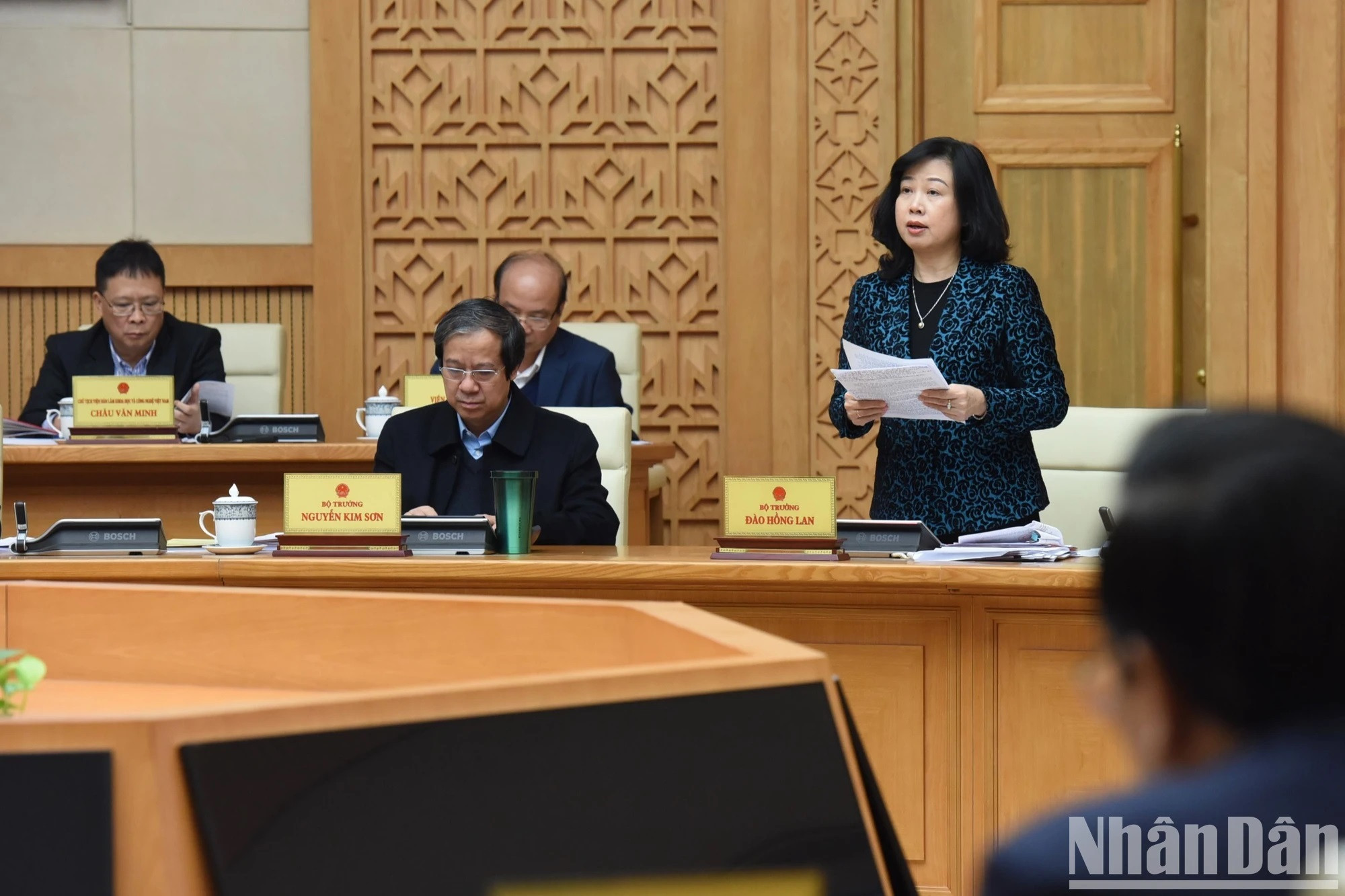 La ministra de Salud Pública, Dao Hong Lan.