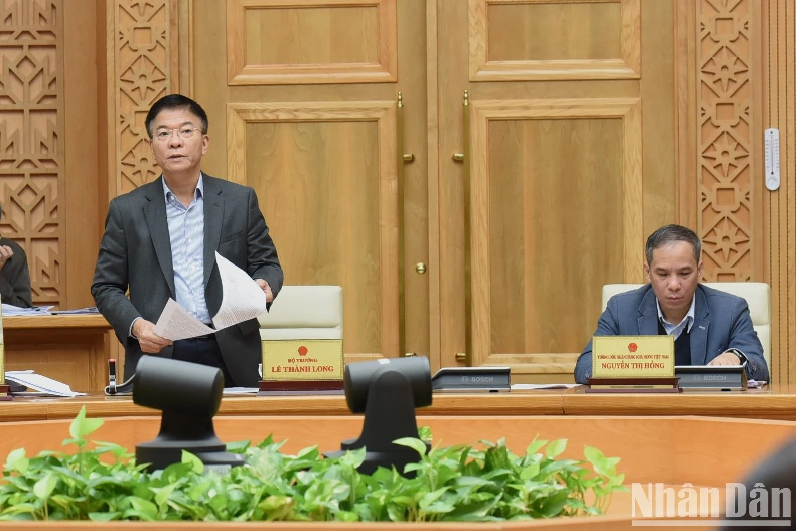 El ministro de Justicia, Le Thanh Long.