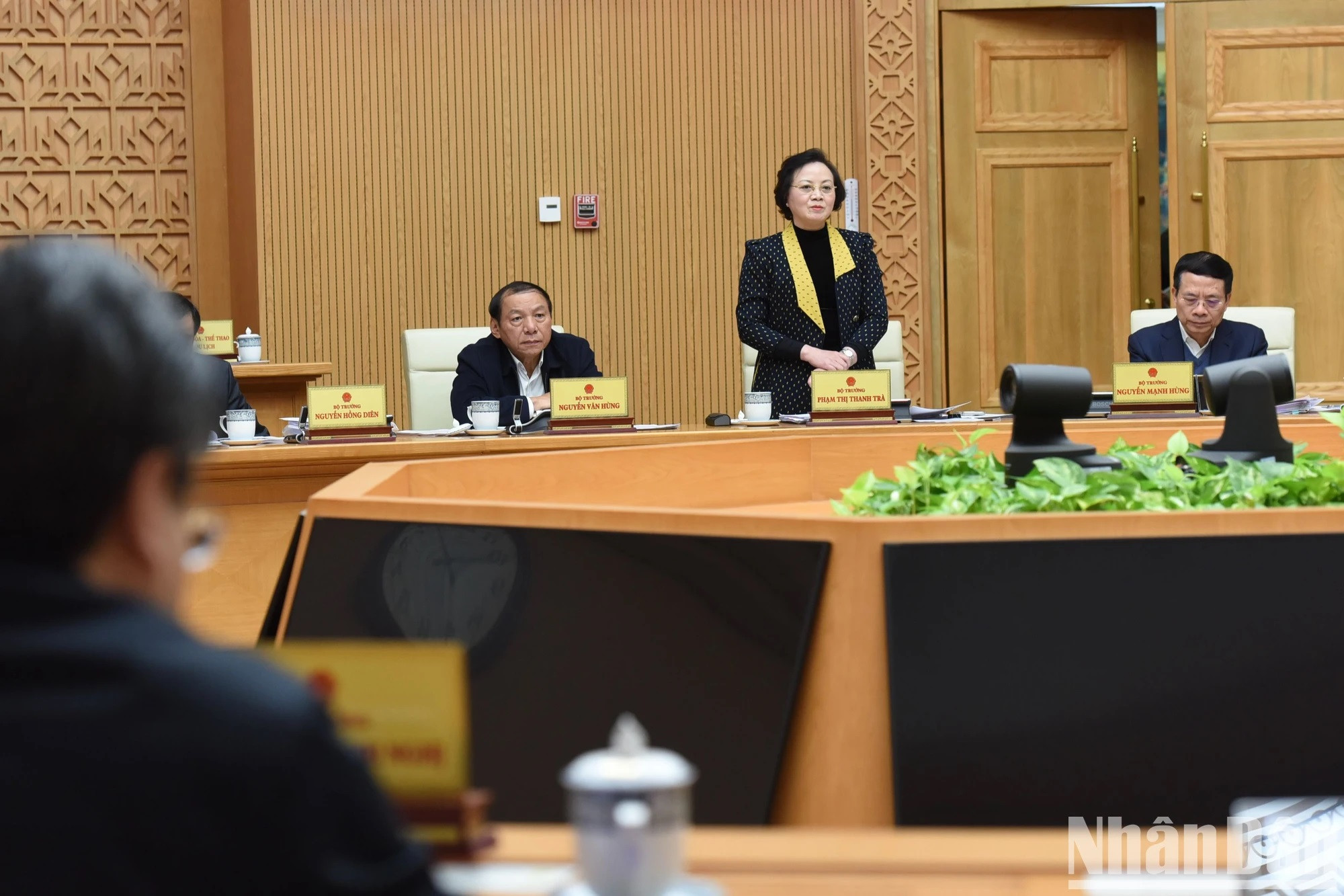 La ministra del Interior, Pham Thi Thanh Tra.