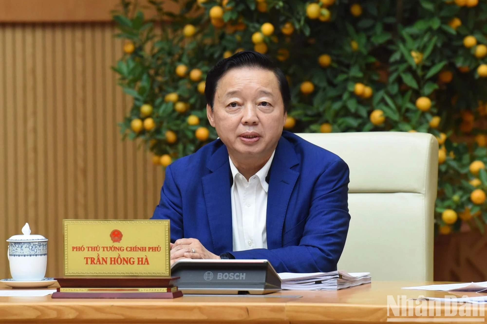 El viceprimer ministro Tran Hong Ha.