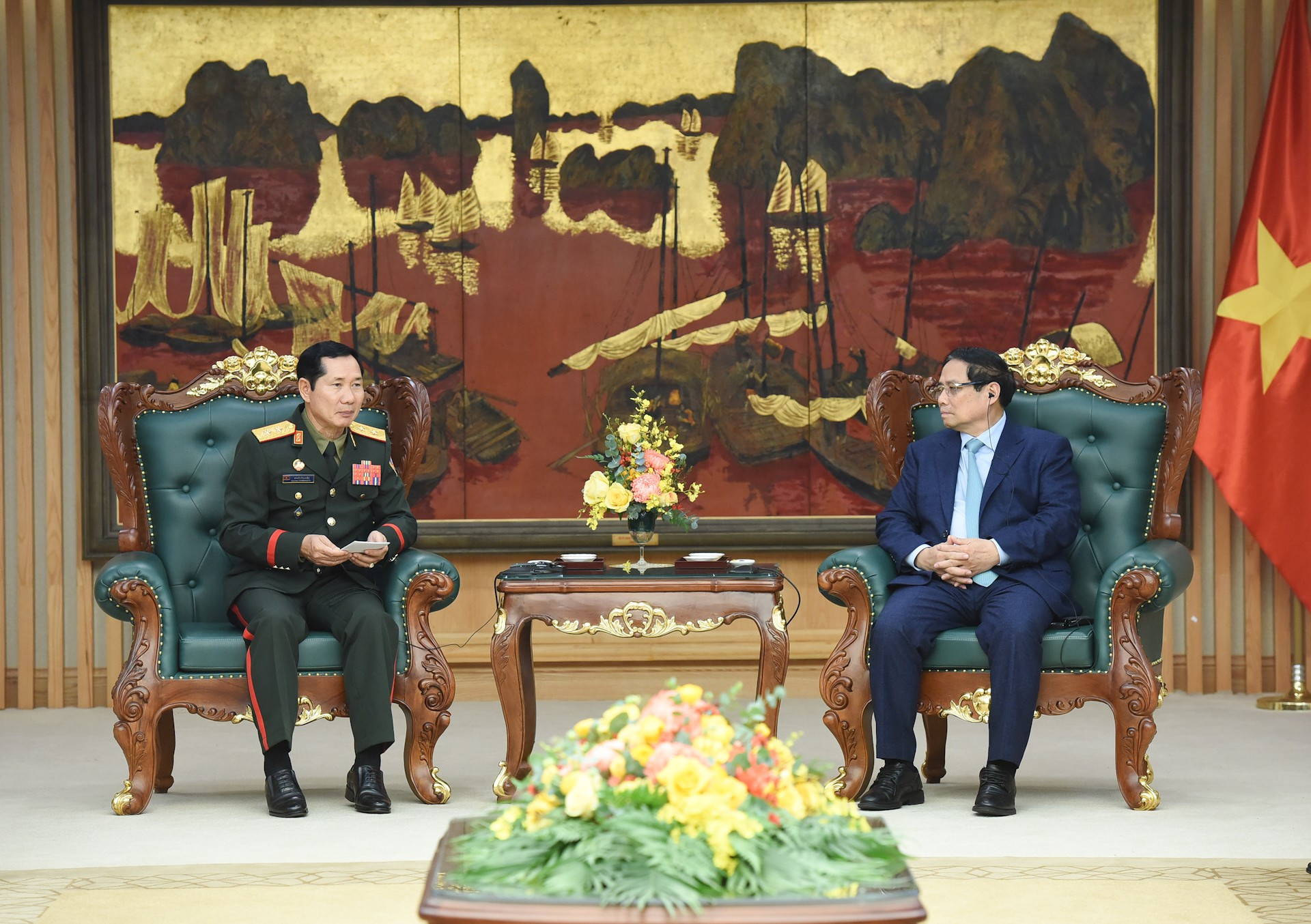 Escena de la reunión.