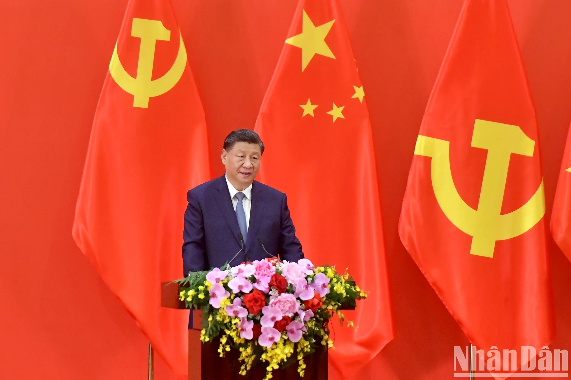 El secretario general del PCCh y presidente de China interviene en la cita. El secretario general del PCCh y presidente de China interviene en la cita.
