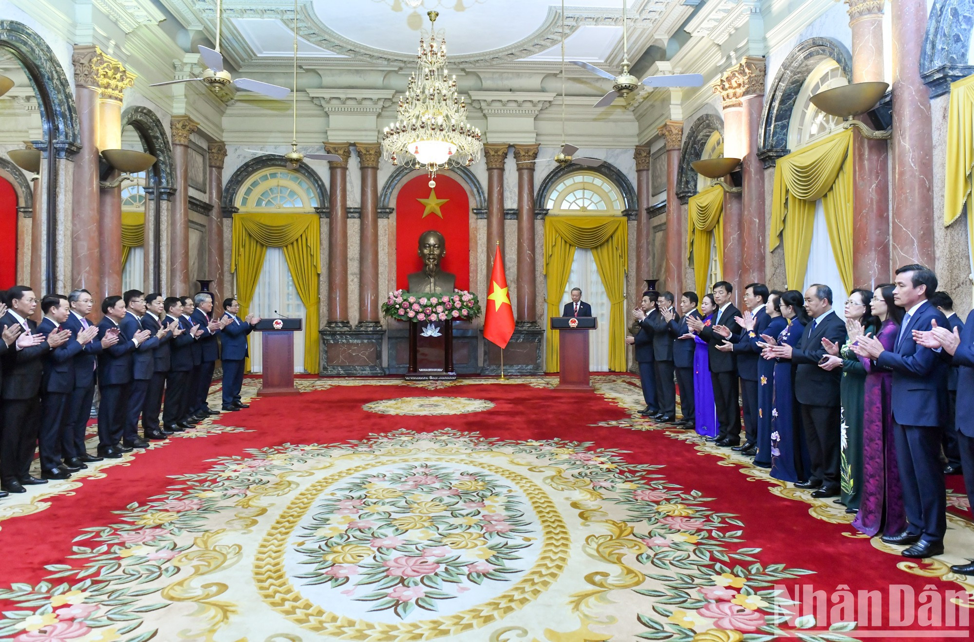 Panorama de la ceremonia.