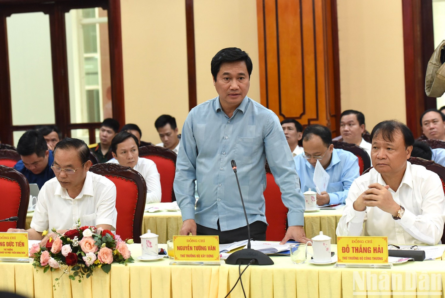 El viceministro de Construcción Nguyen Tuong Van.