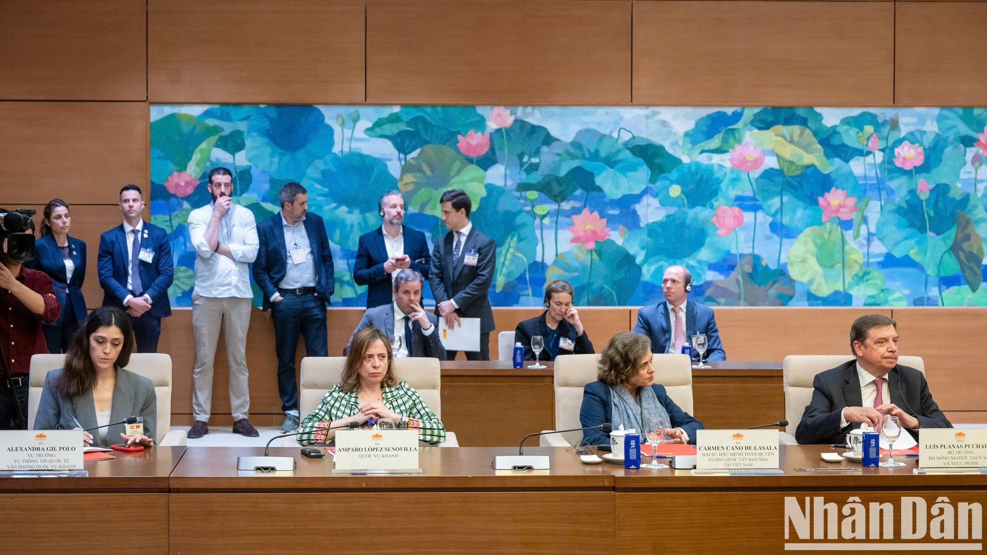 Miembros de la delegación española.