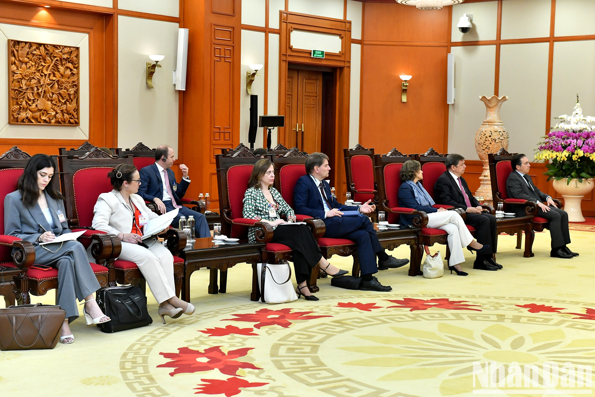 Miembros de la delegación española.