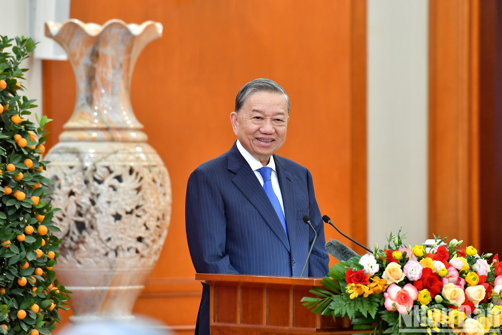 El máximo dirigente político del país tiene la palabra.