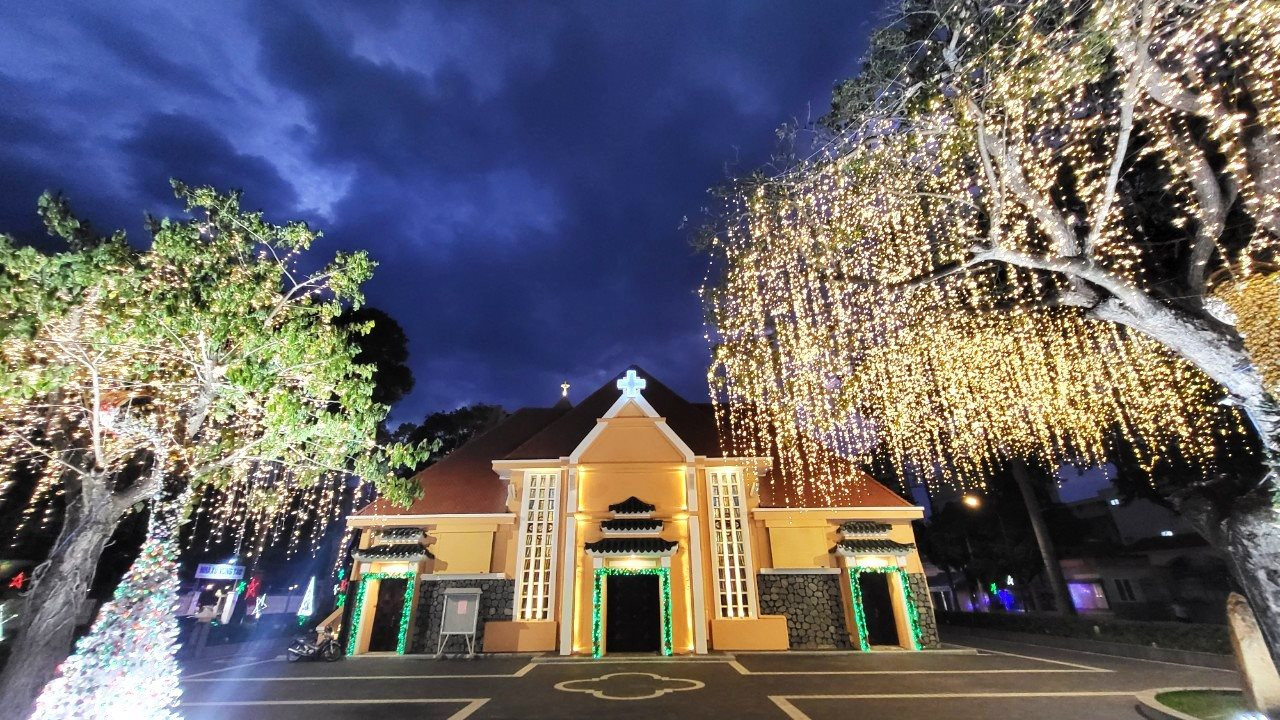 Fachada trasera de la catedral.