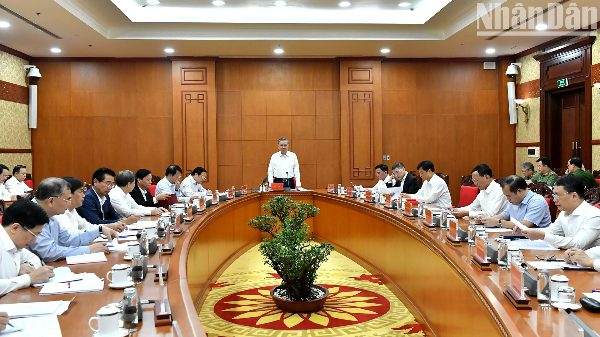 Panorama de la reunión.