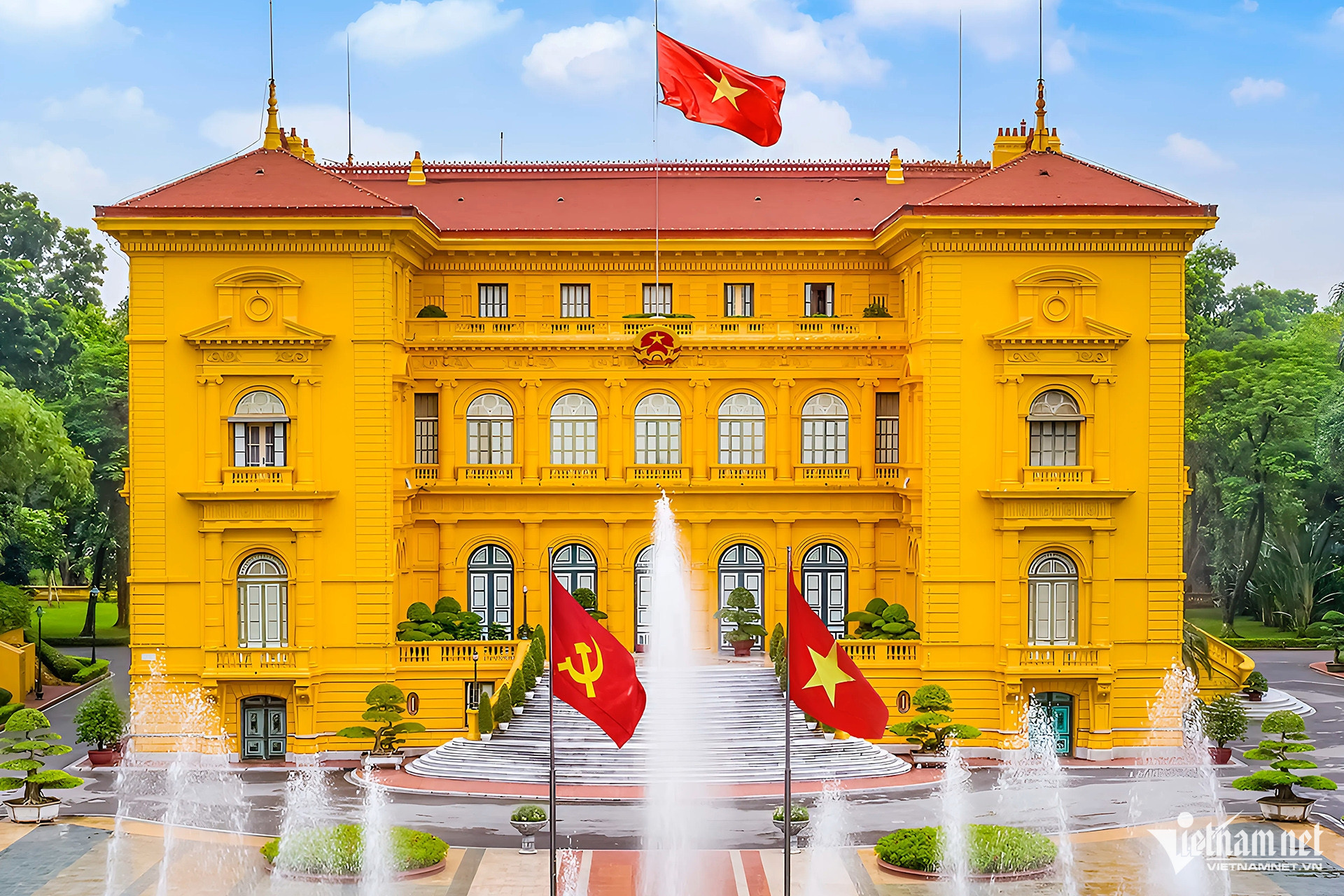 El Palacio Presidencial, en Hanói.