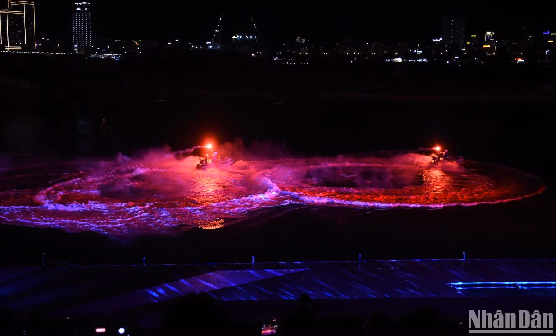 Un baile sobre agua.